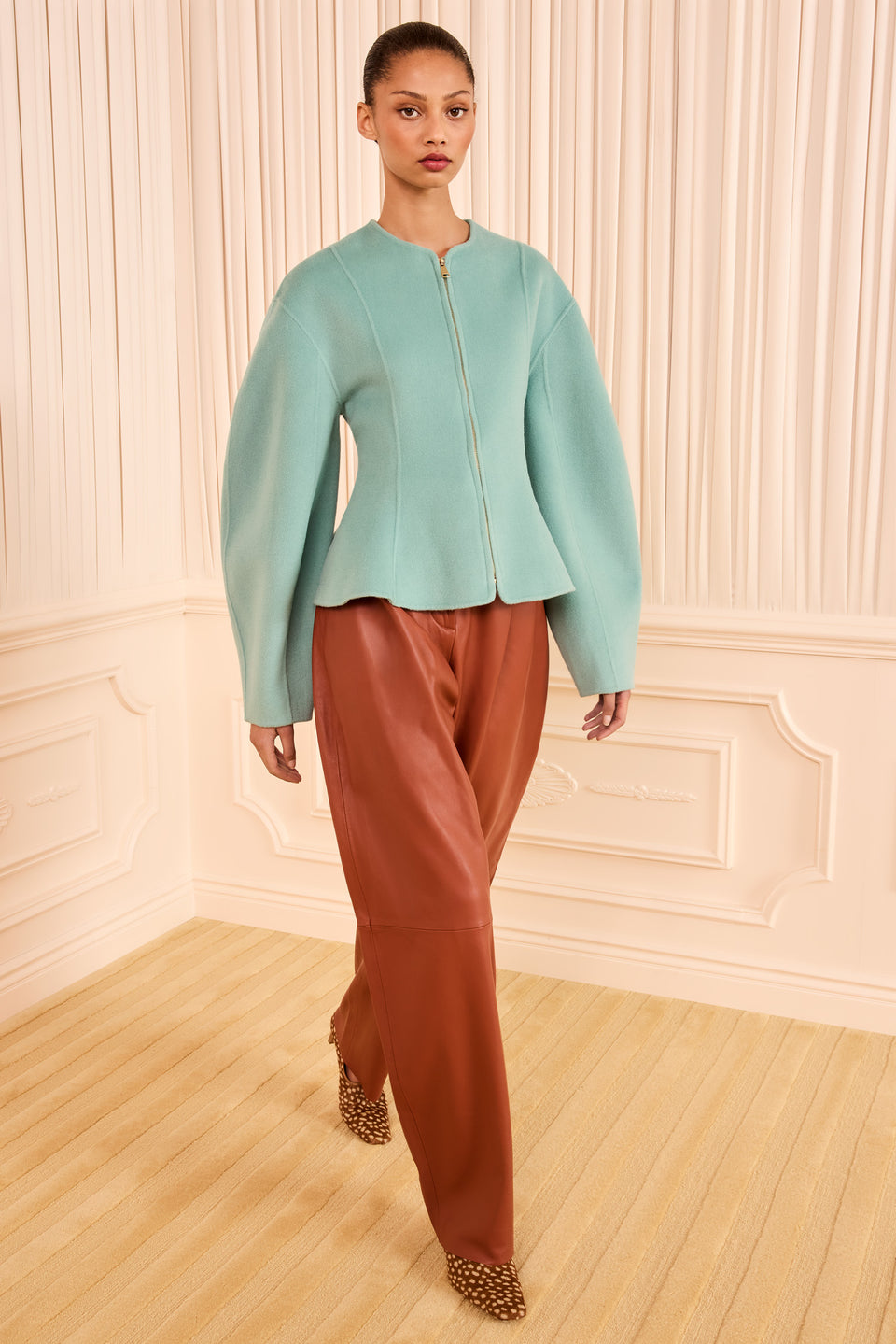 Rana Fitted Zip Jacket - Juniper