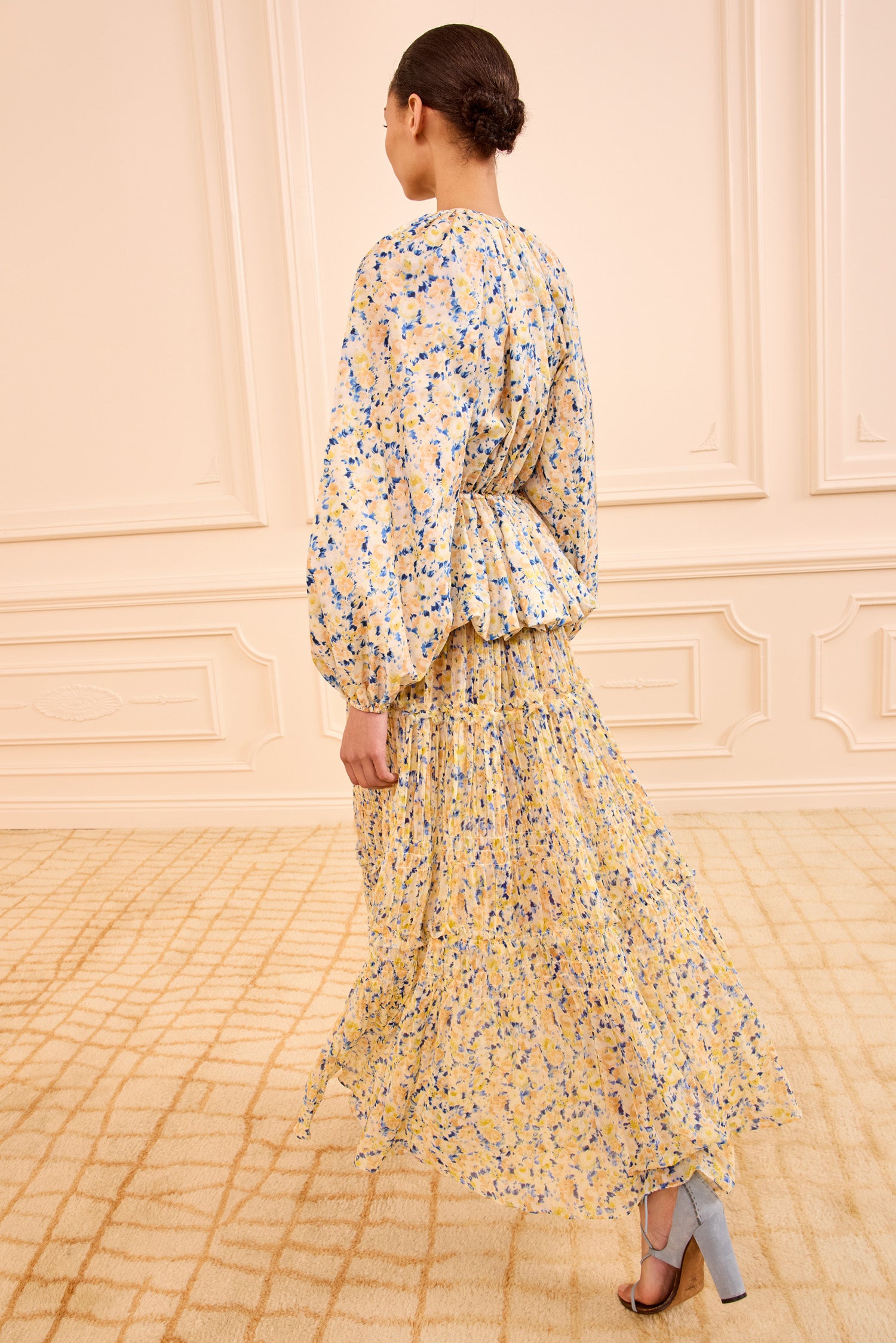 Rana Peplum Jacket - Daffodil