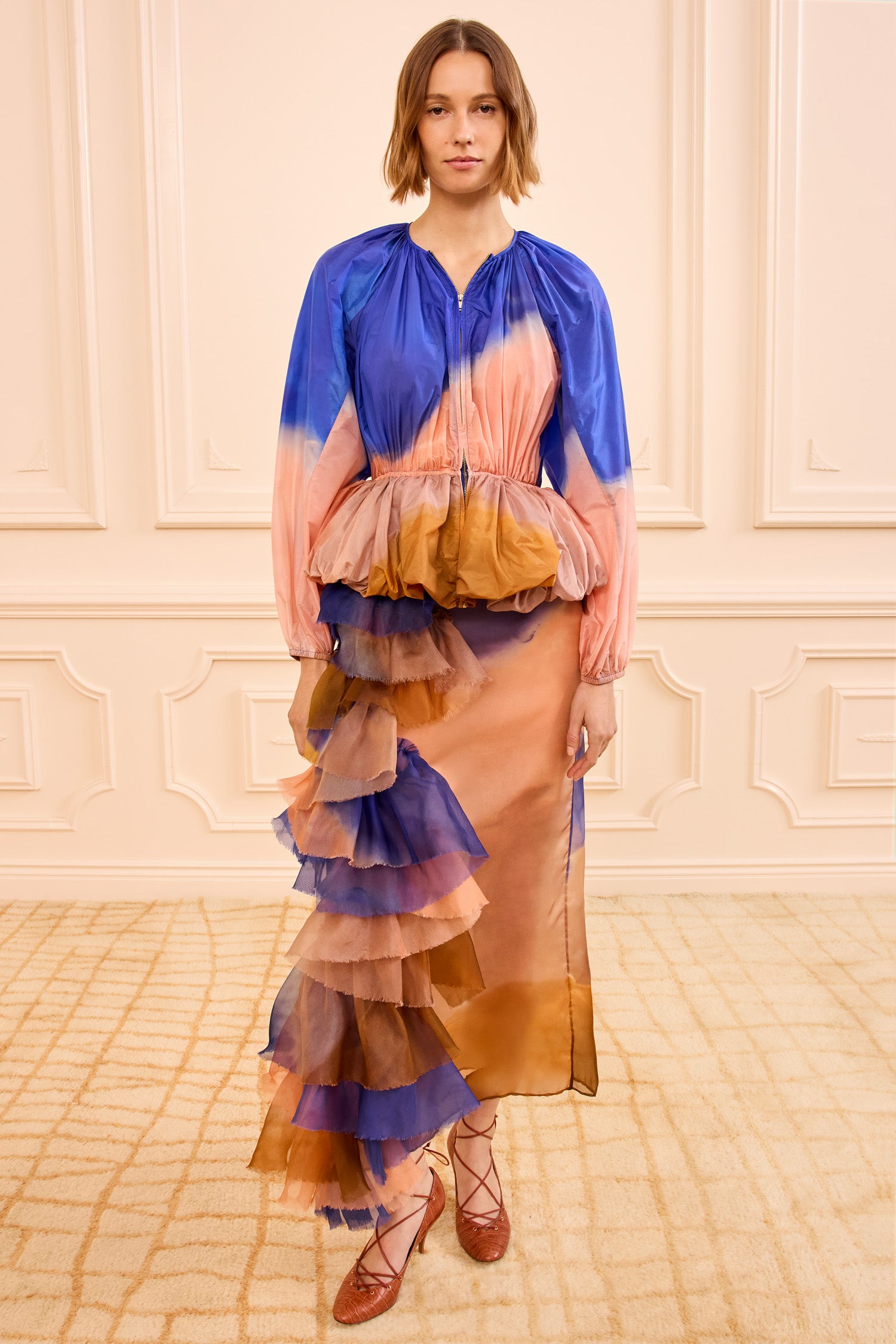 Ulla Johnson Rana Peplum Jacket - Moontide