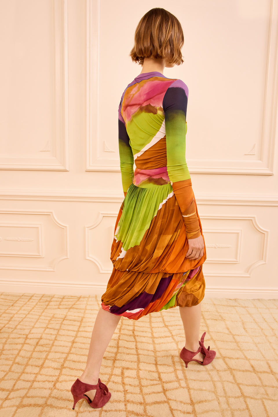 Reis Jersey Bubble Skirt - Nature Abhors A Vacuum