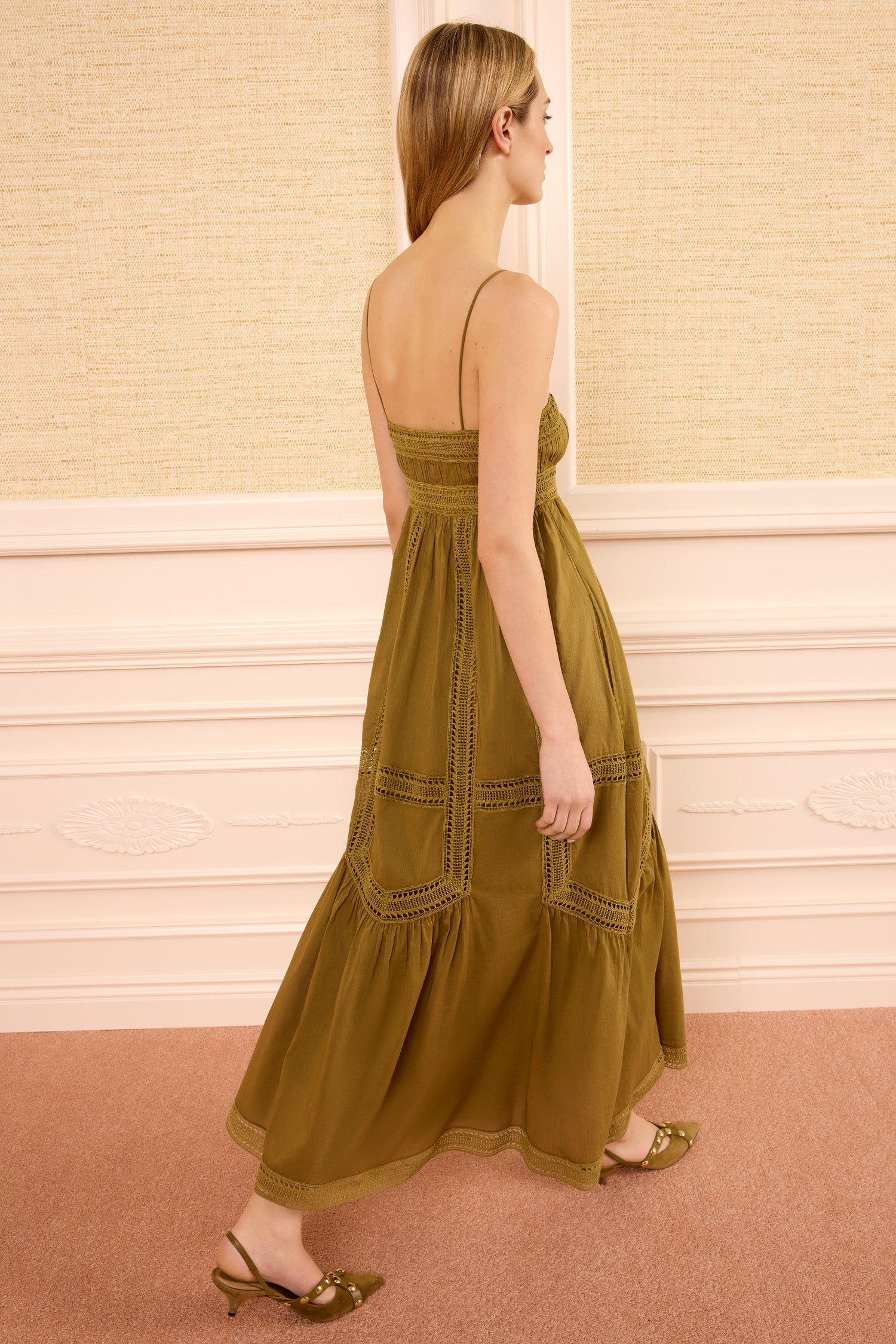 Ulla Johnson Romilly Cami Cotton Dress - Lichen