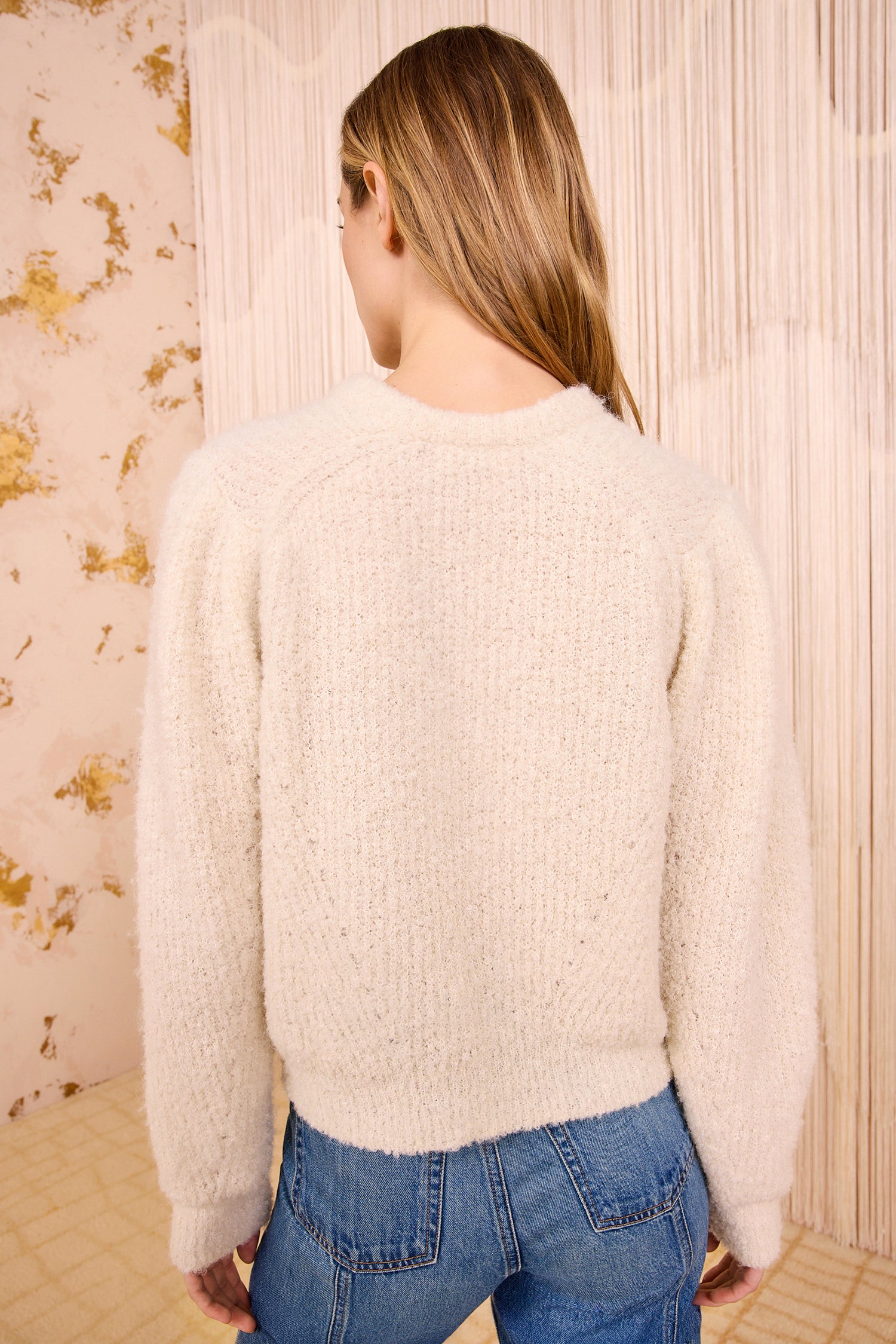 Romily Alpaca Long Sleeve Pullover - Cowrie