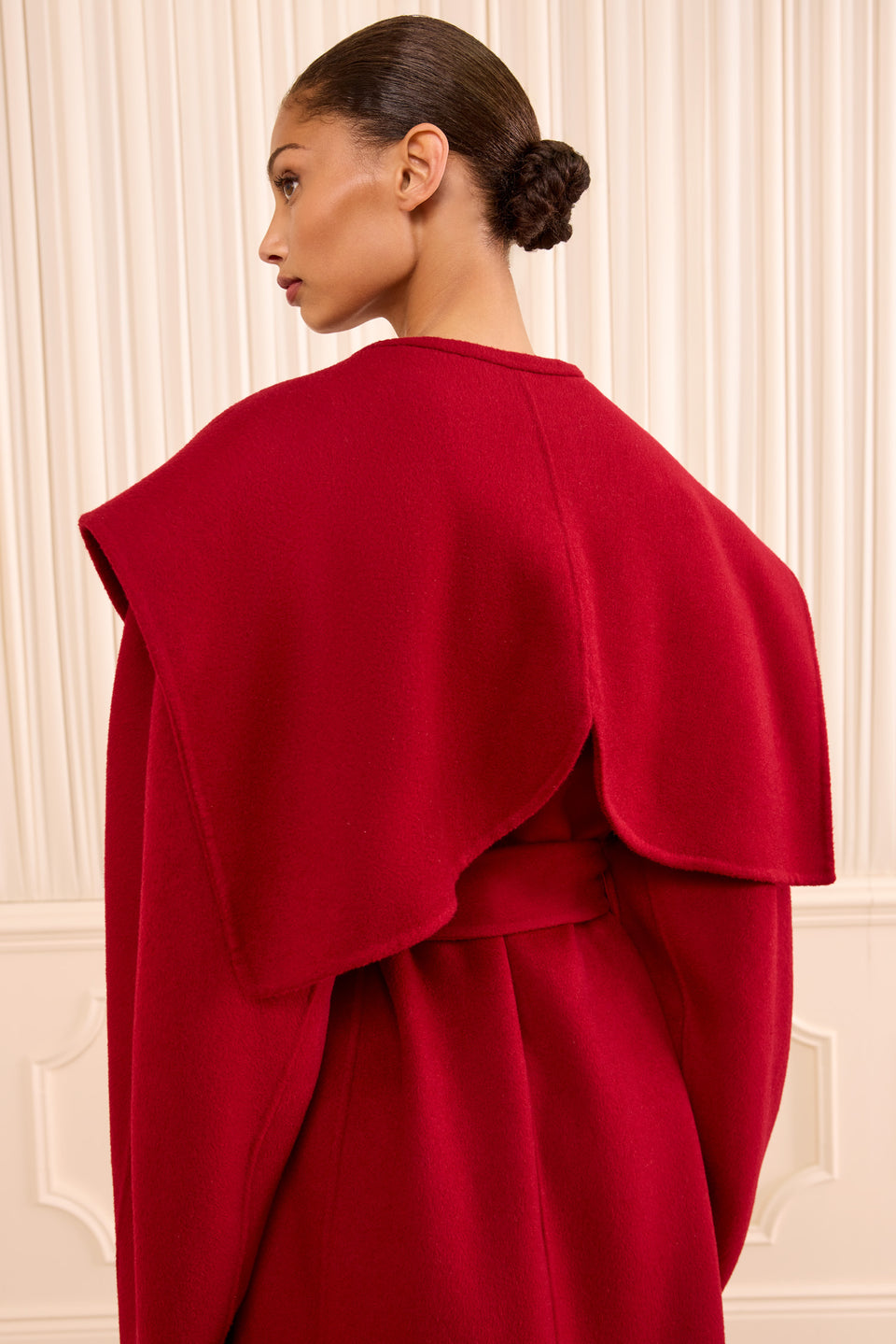 Rory Wool Coat - Cerise