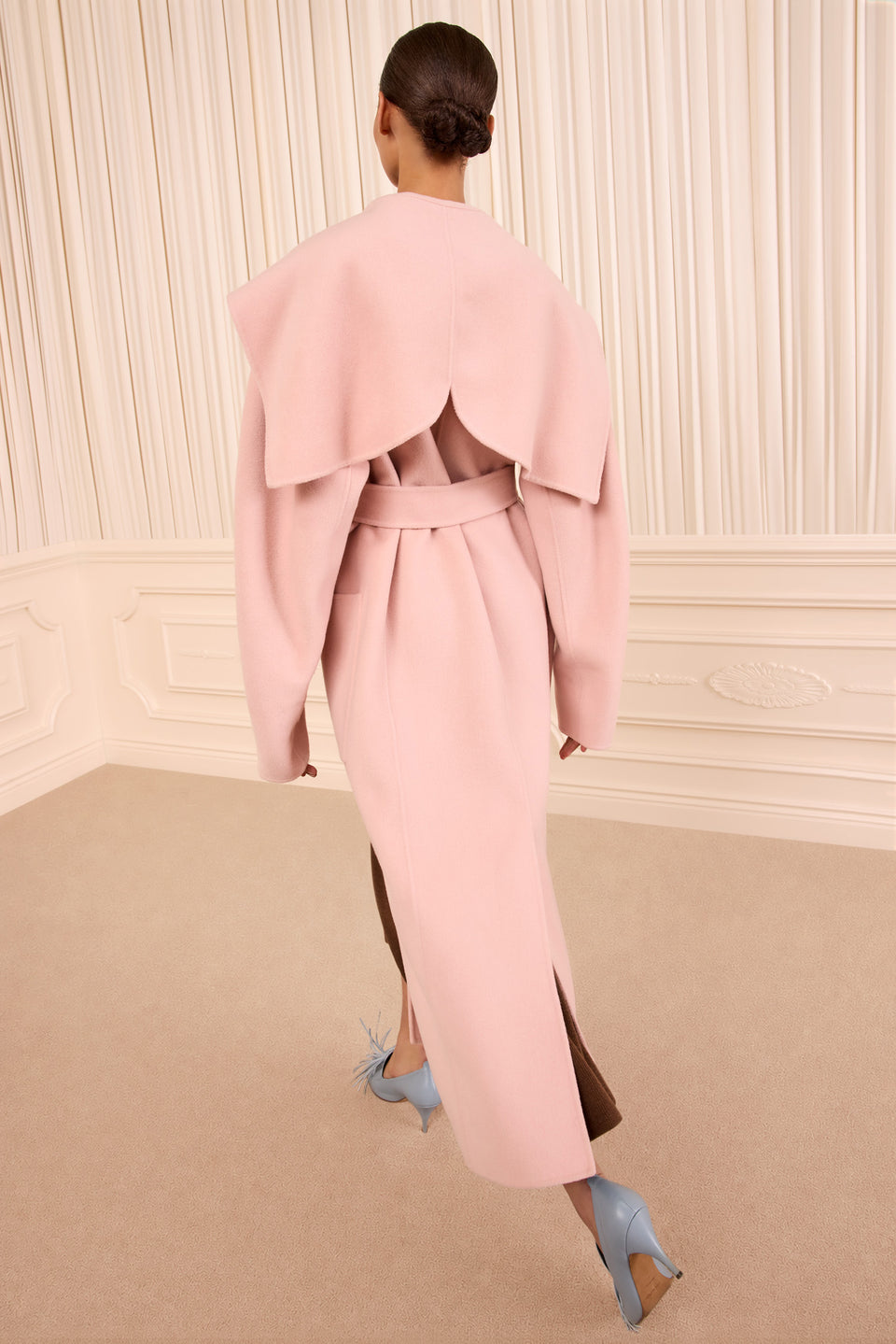 Rory Wool Coat - Powder