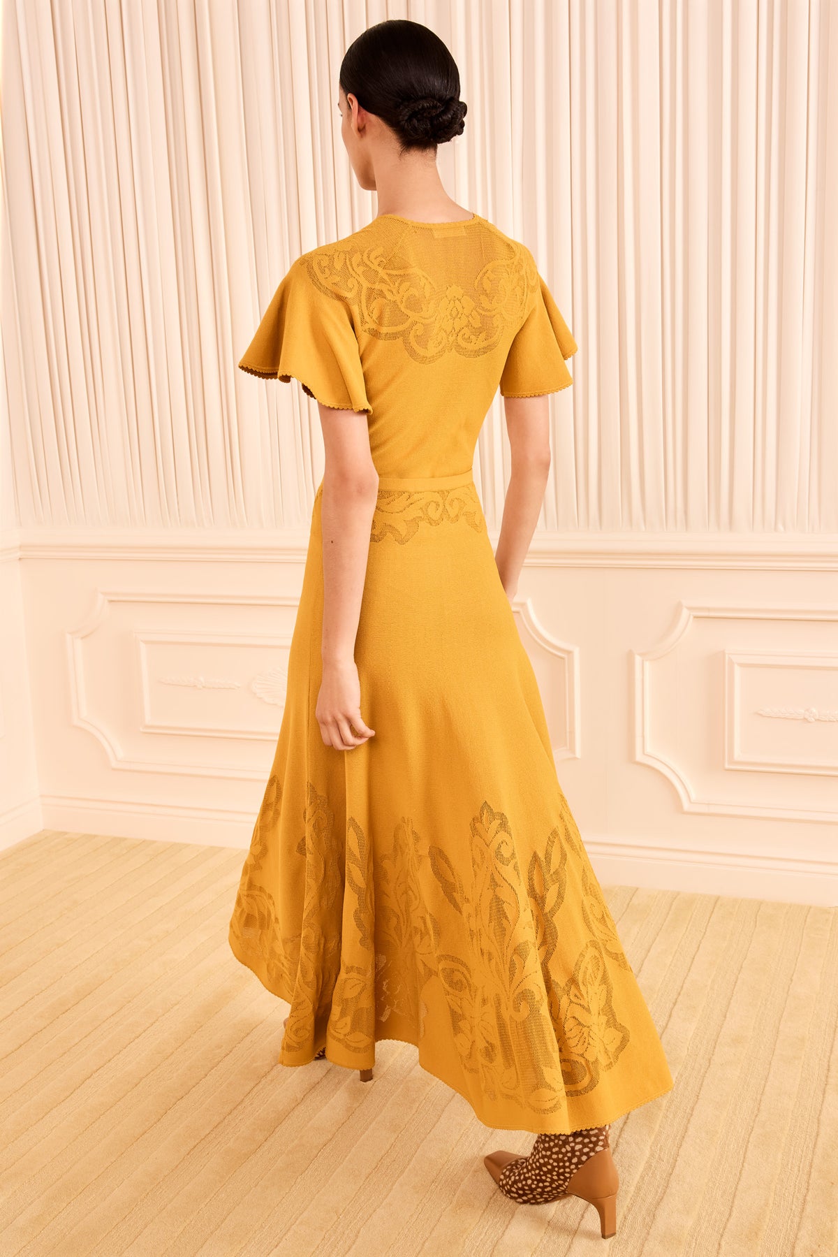 ⁣⁢Jupe midi Rosina en maille - Topaz⁤⁣