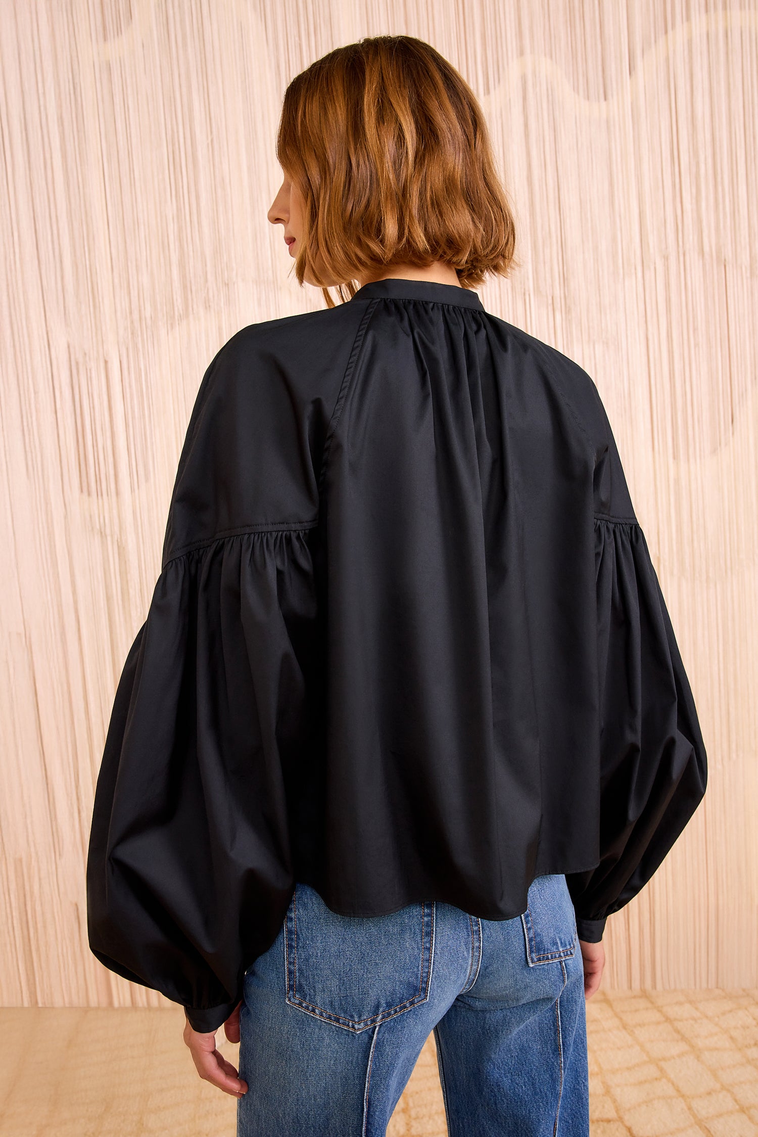Ulla Johnson Rowena Long Sleeve Blouse - Noir