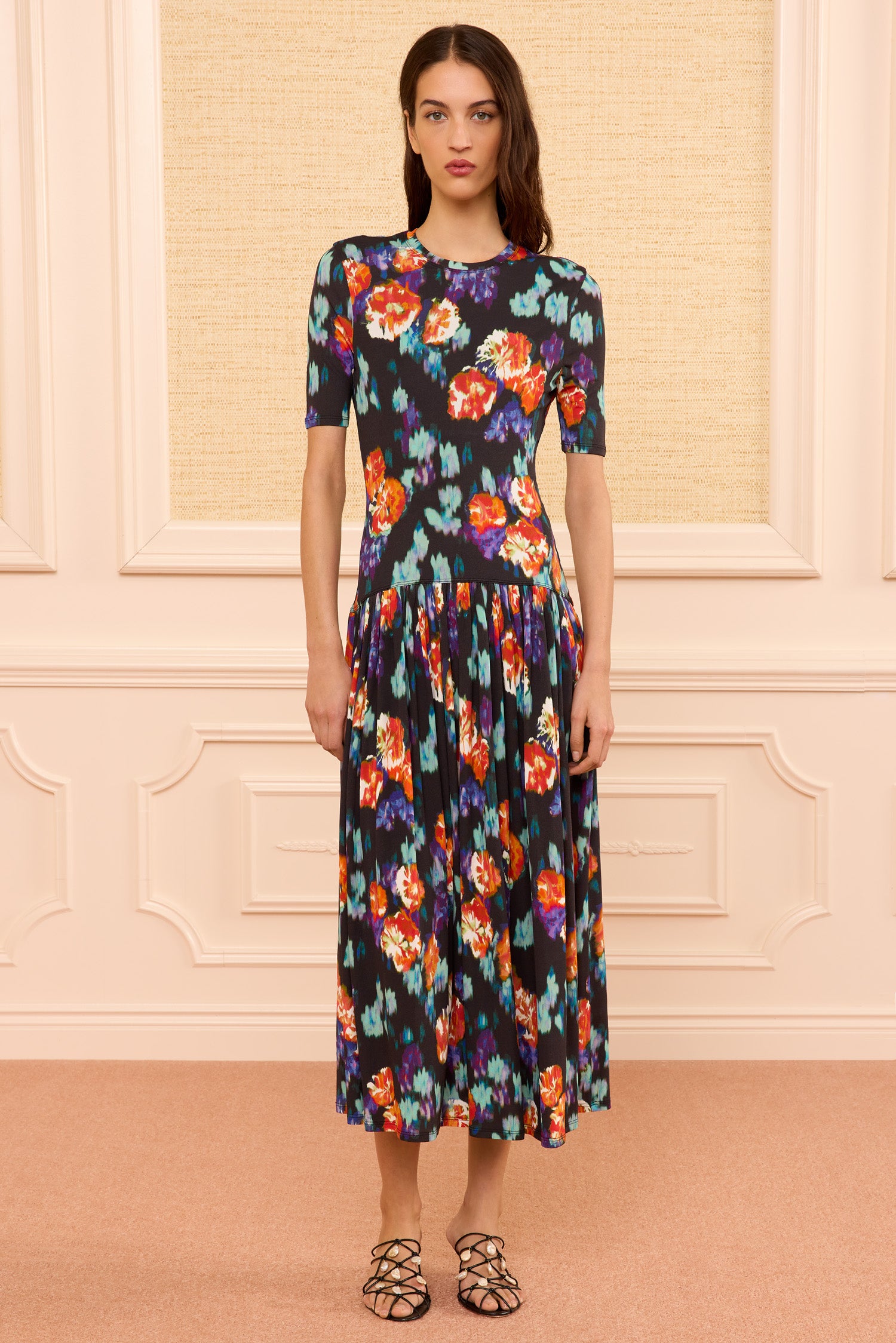 Ulla Johnson Sabine SS Jersey Dress - Nocturne