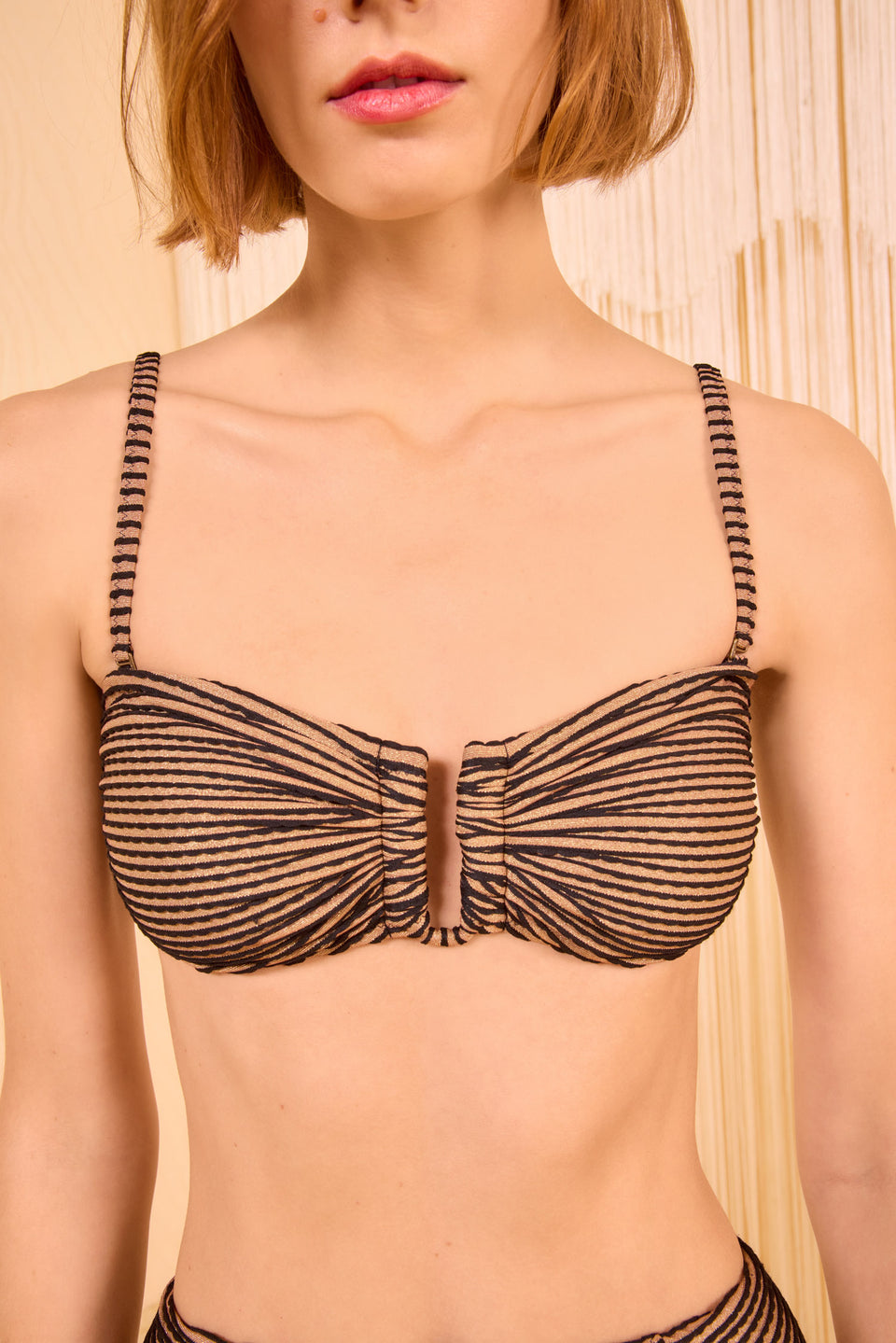 Santorini Scalloped Bikini Top - Helios