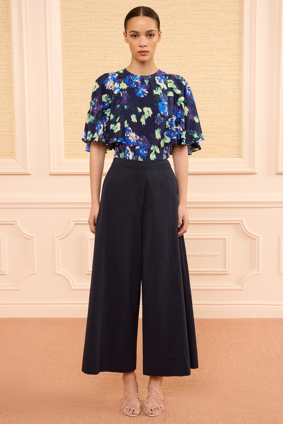Sascha Cropped Trouser - Marine