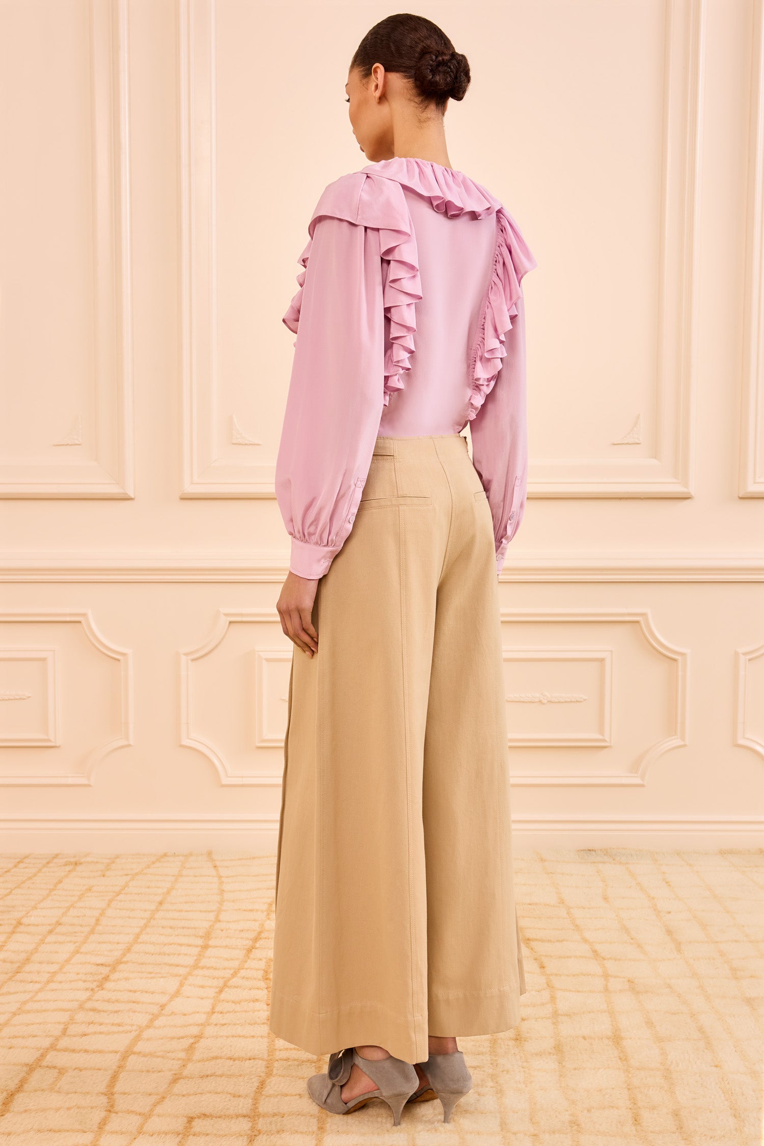 Sascha Cropped Trouser - Sahara