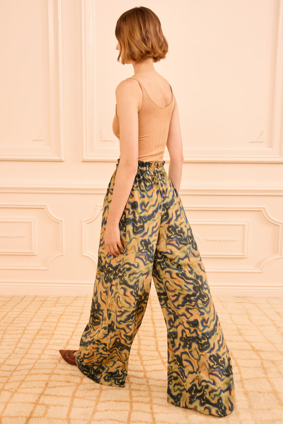 Sawyer Silk Pant - Geode