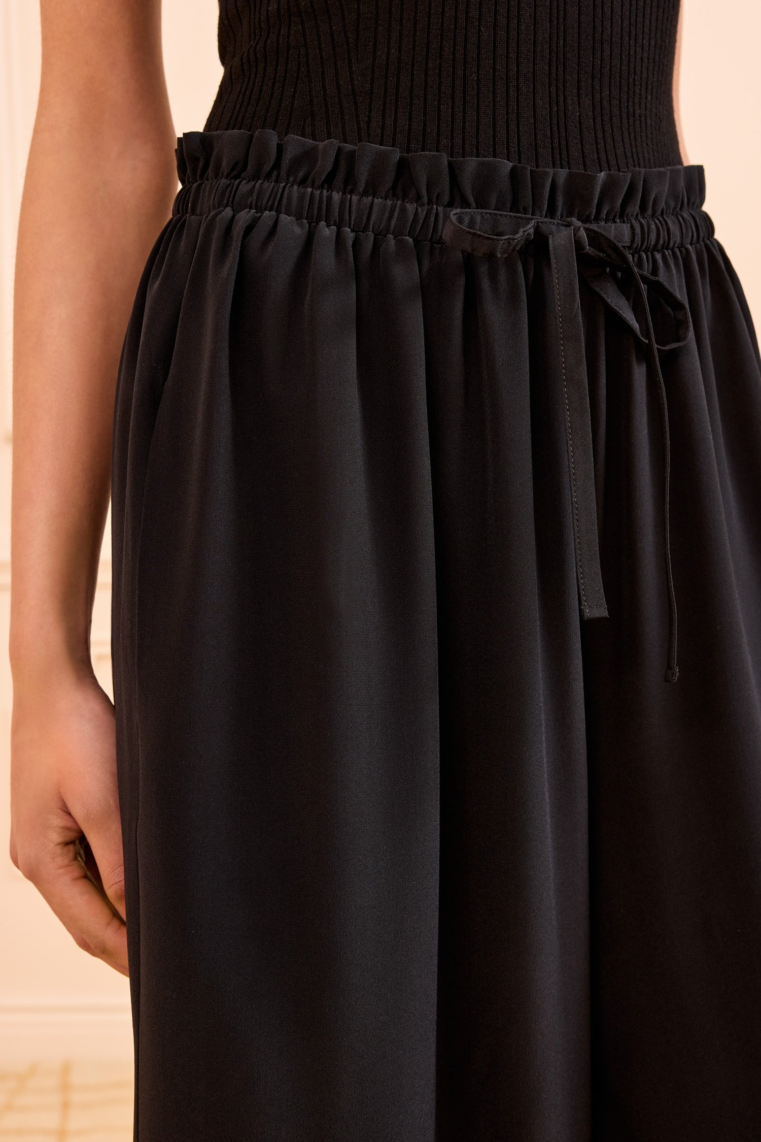 Ulla Johnson Sawyer Silk Pant - Noir