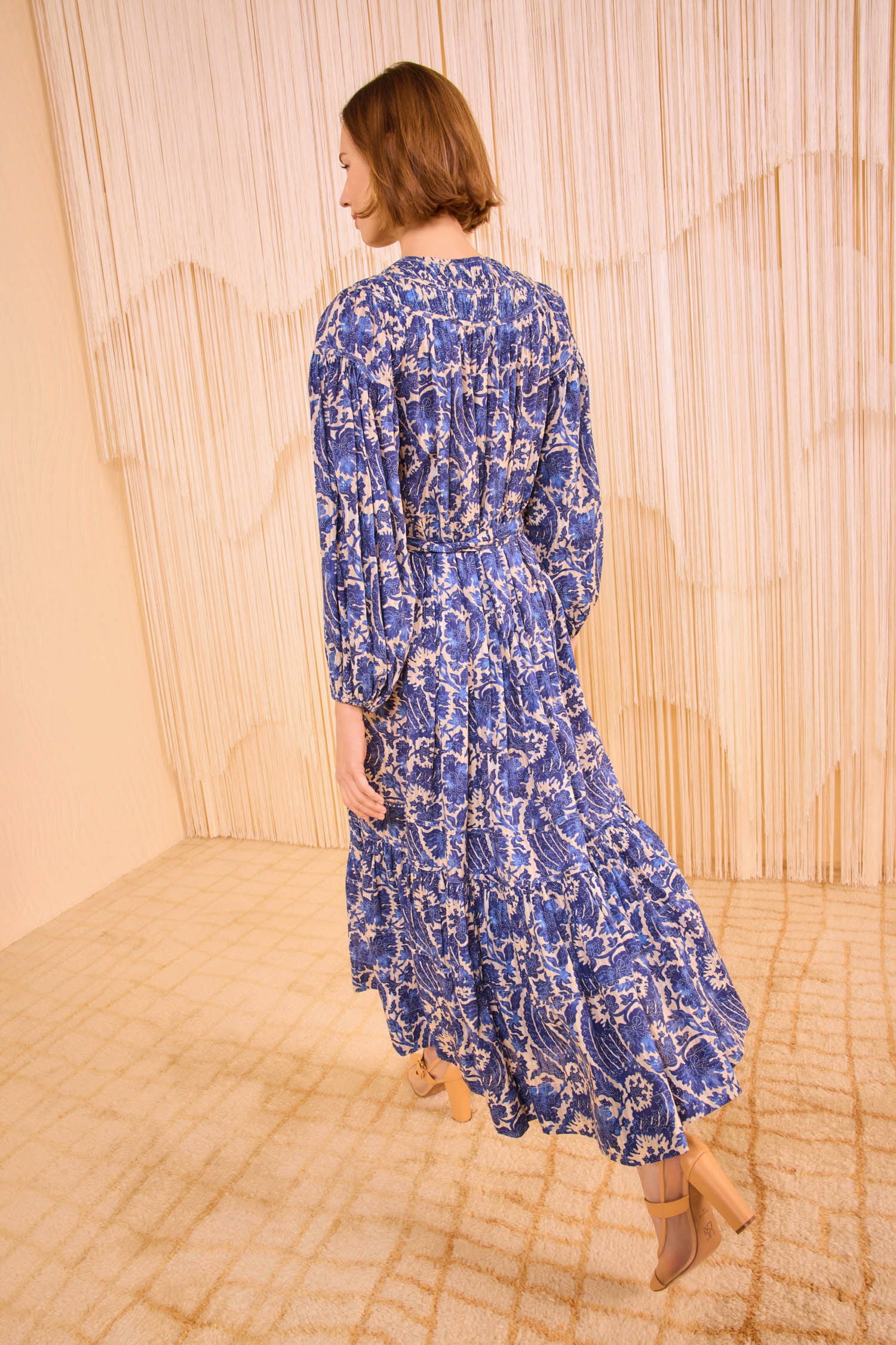 Ulla Johnson Seraphina Long Sleeve Dress - Ocean