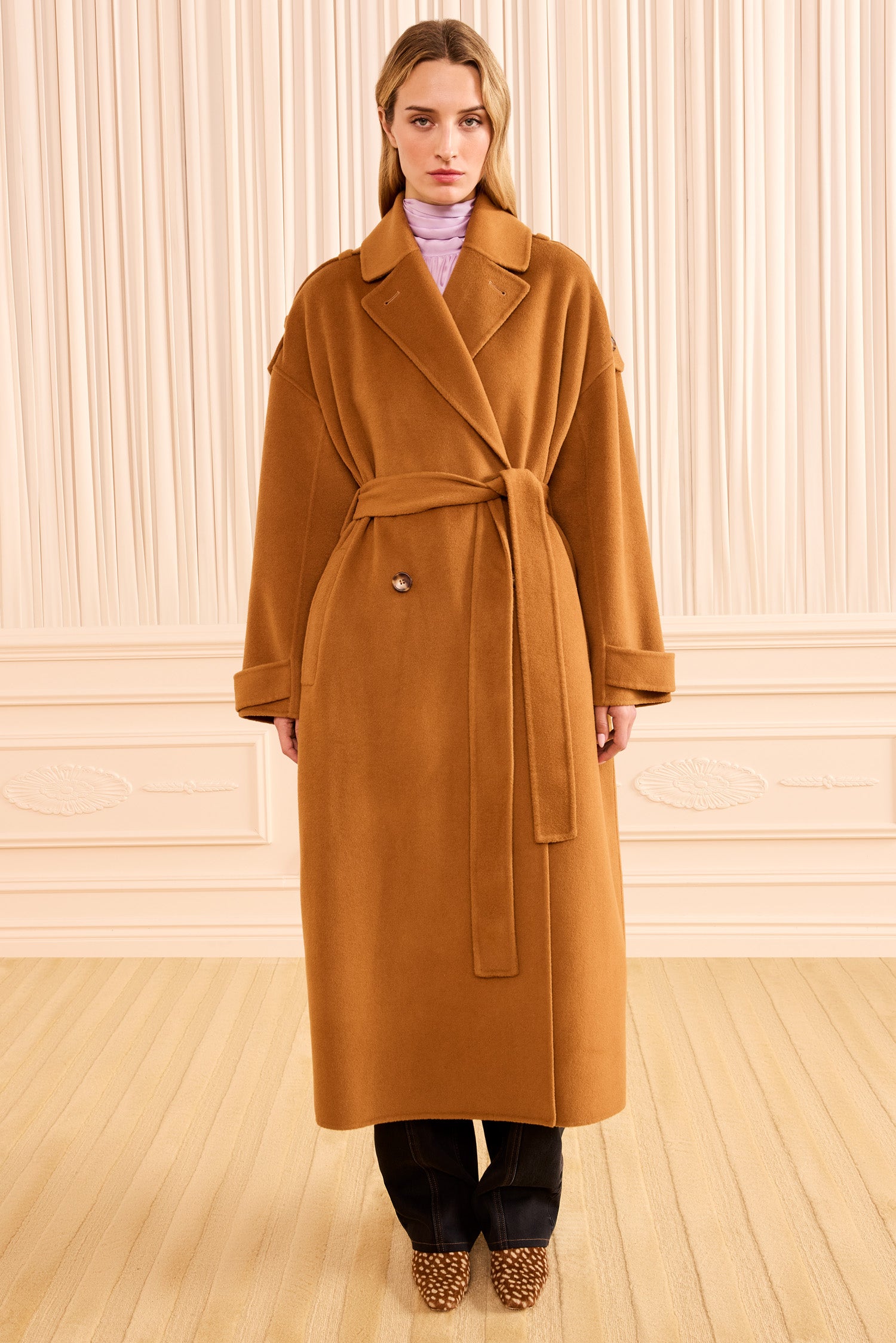 Ulla Johnson Solane Belted Trench Coat - Sandstone