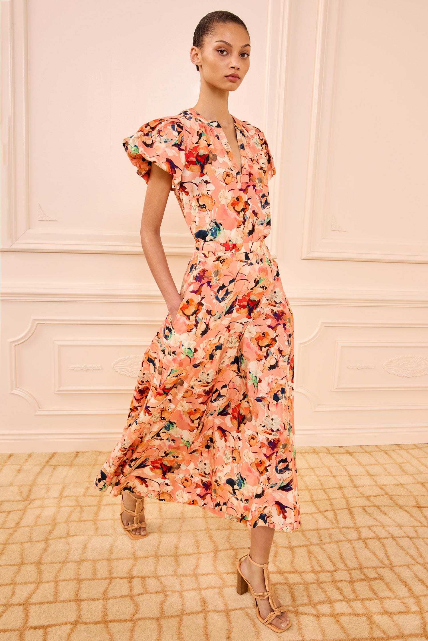 Ulla Johnson Sophea Cotton Skirt - Camellia