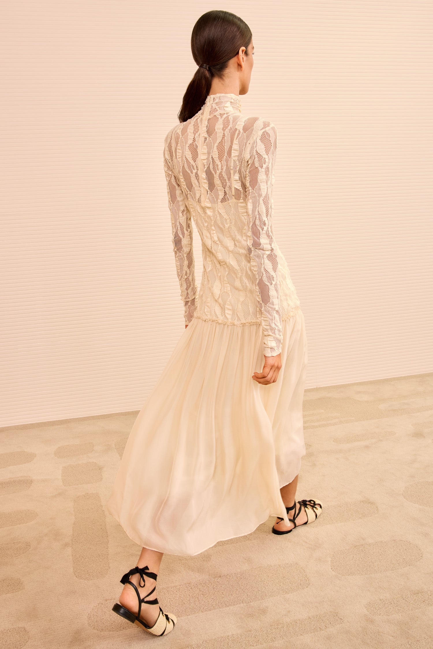 Ulla Johnson Sybil Drop Waist Dress - Cowrie