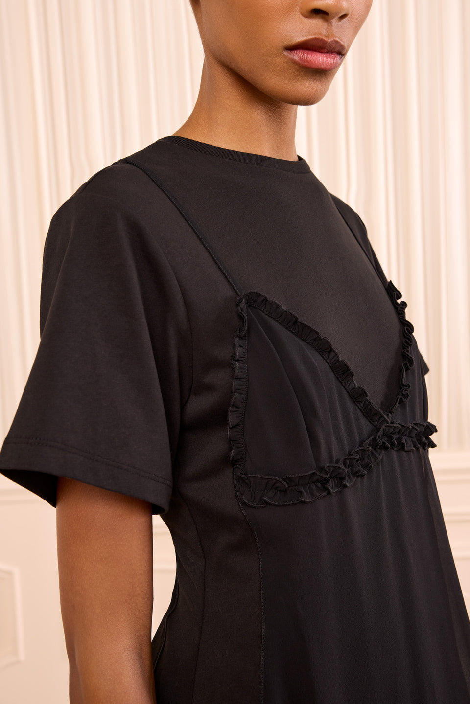Tallis Cotton Dress - Noir