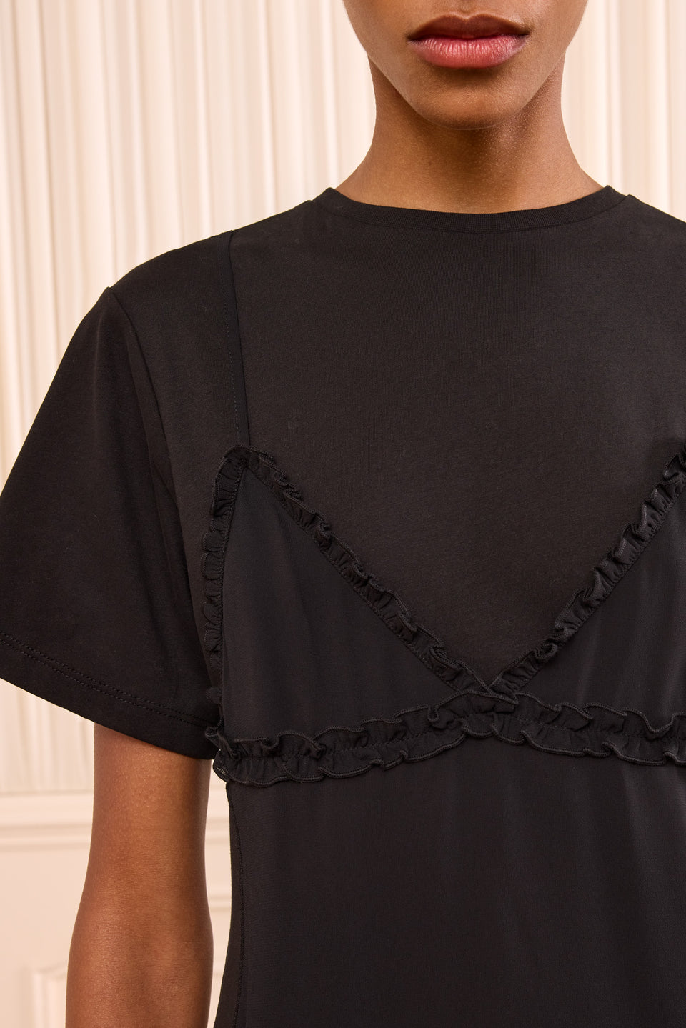 Tallis Cotton Dress - Noir