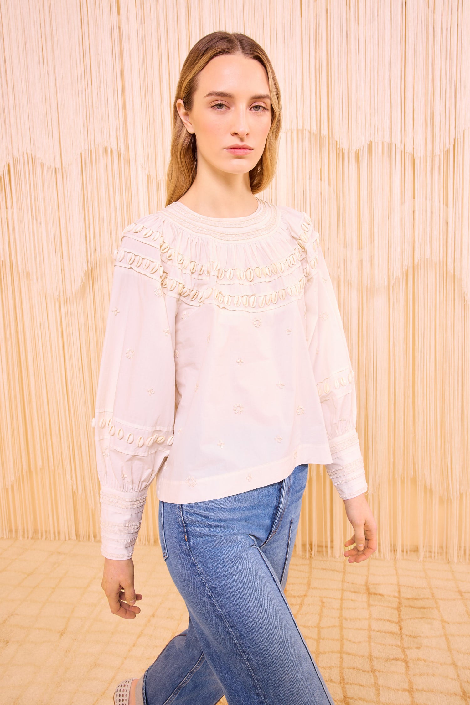 Tana Blouse - Cowrie