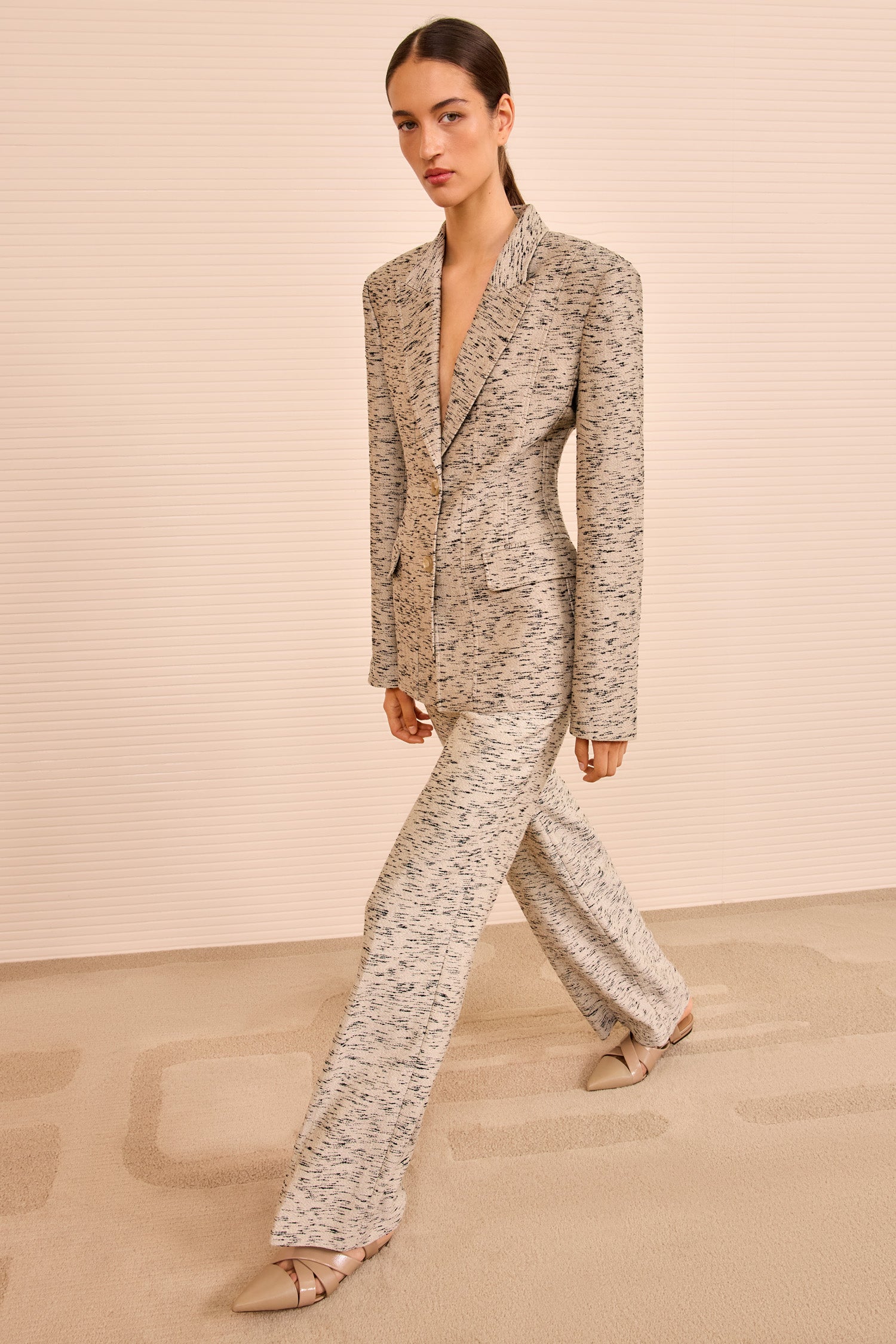 Ulla Johnson Tess Single Breasted Jacket - Flax