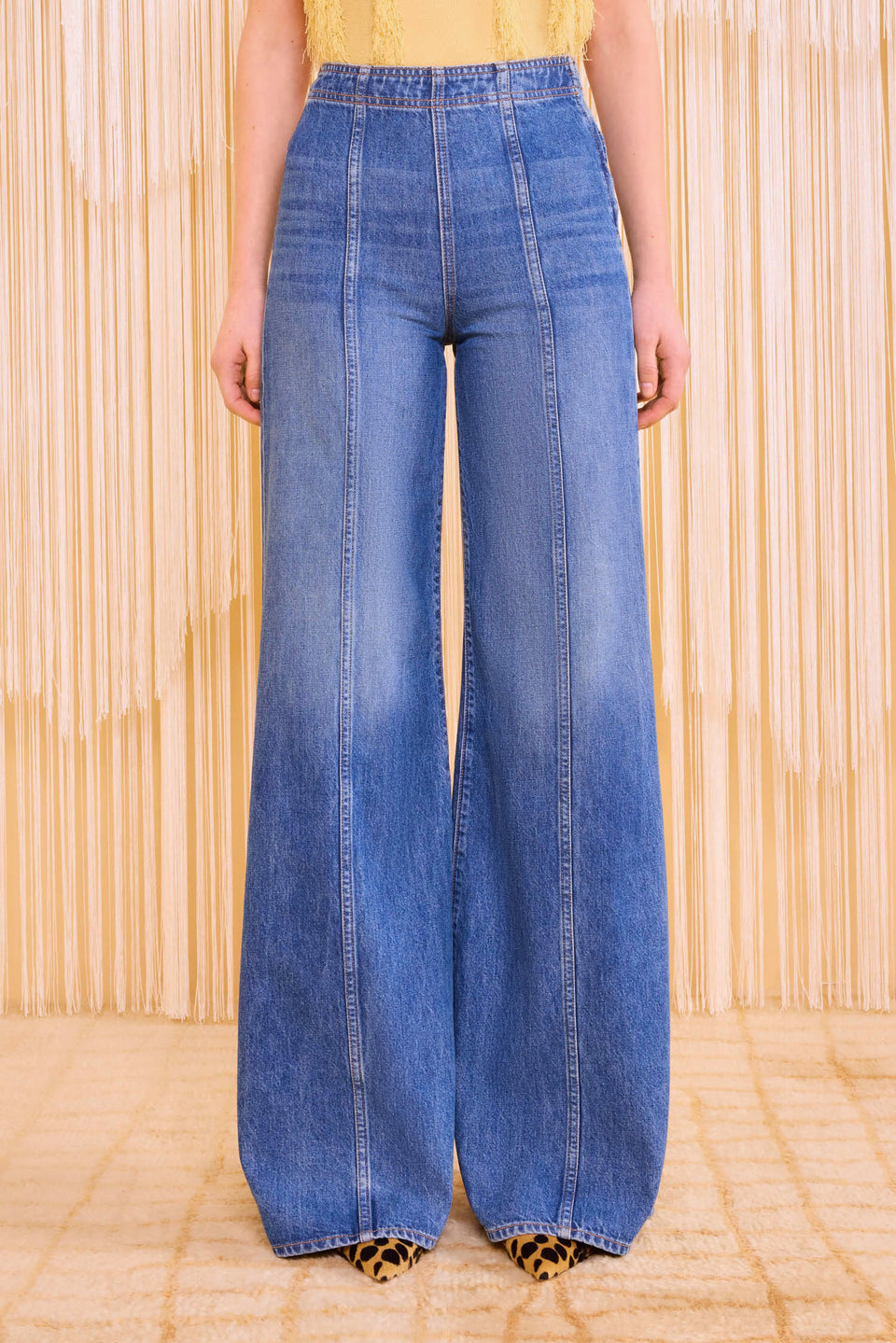 The Bianca Wide Leg Jean - Danube