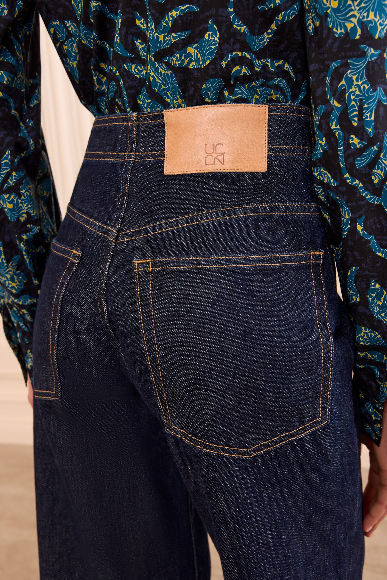 The Bianca Wide Leg Seamed Jean - Tigris