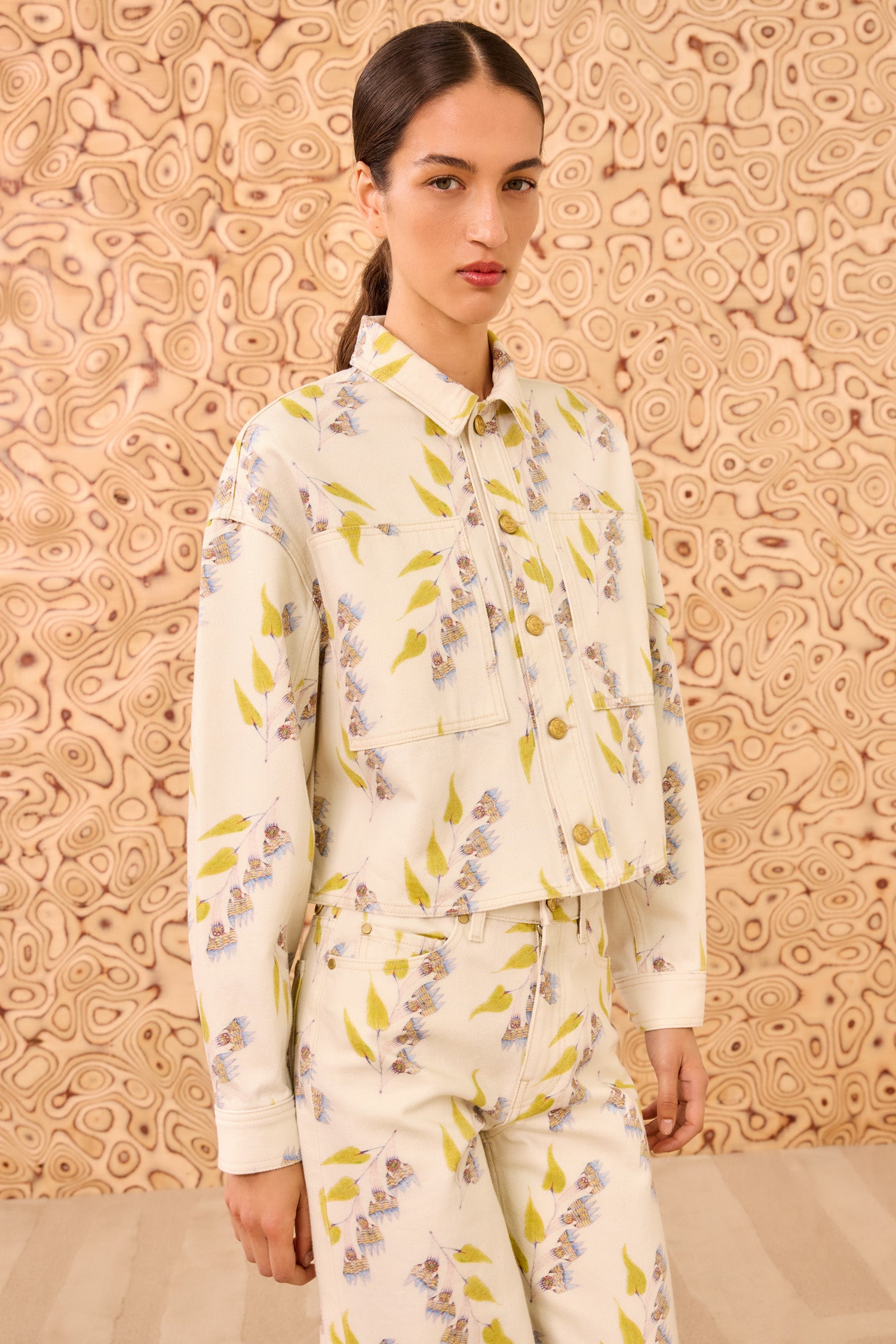 Ulla Johnson The Bobbi Cropped Jacket - Infinite Flower