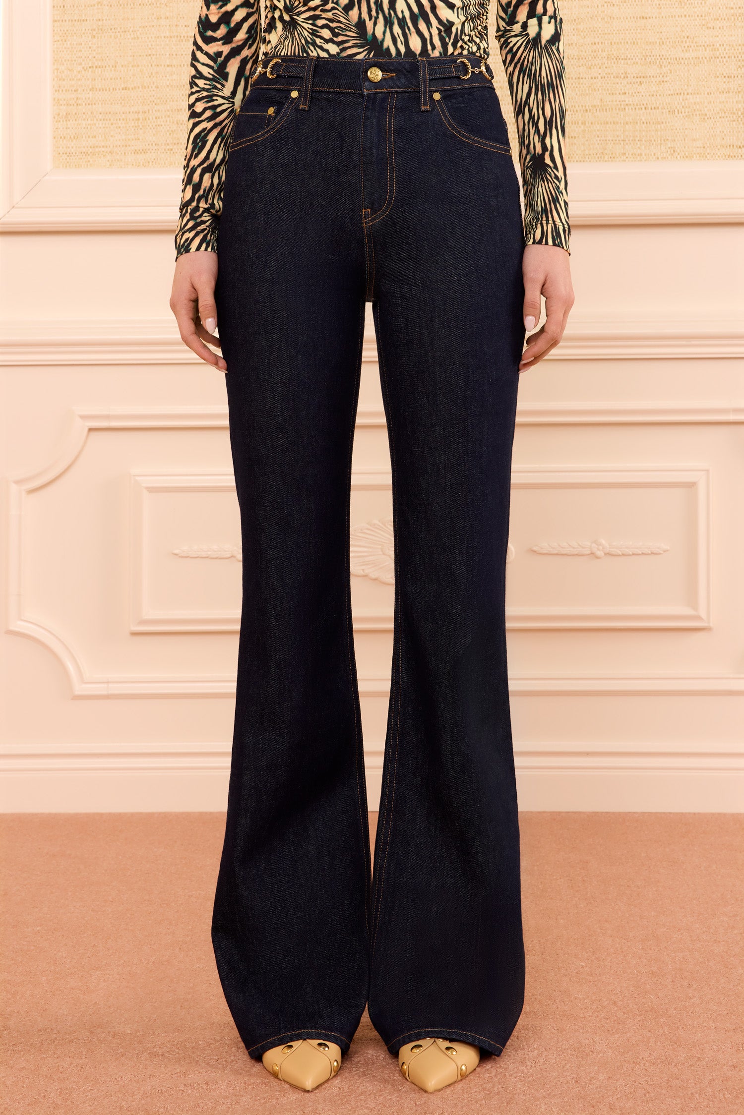 Ulla Johnson The Colette Straight Leg Jean - Tigris