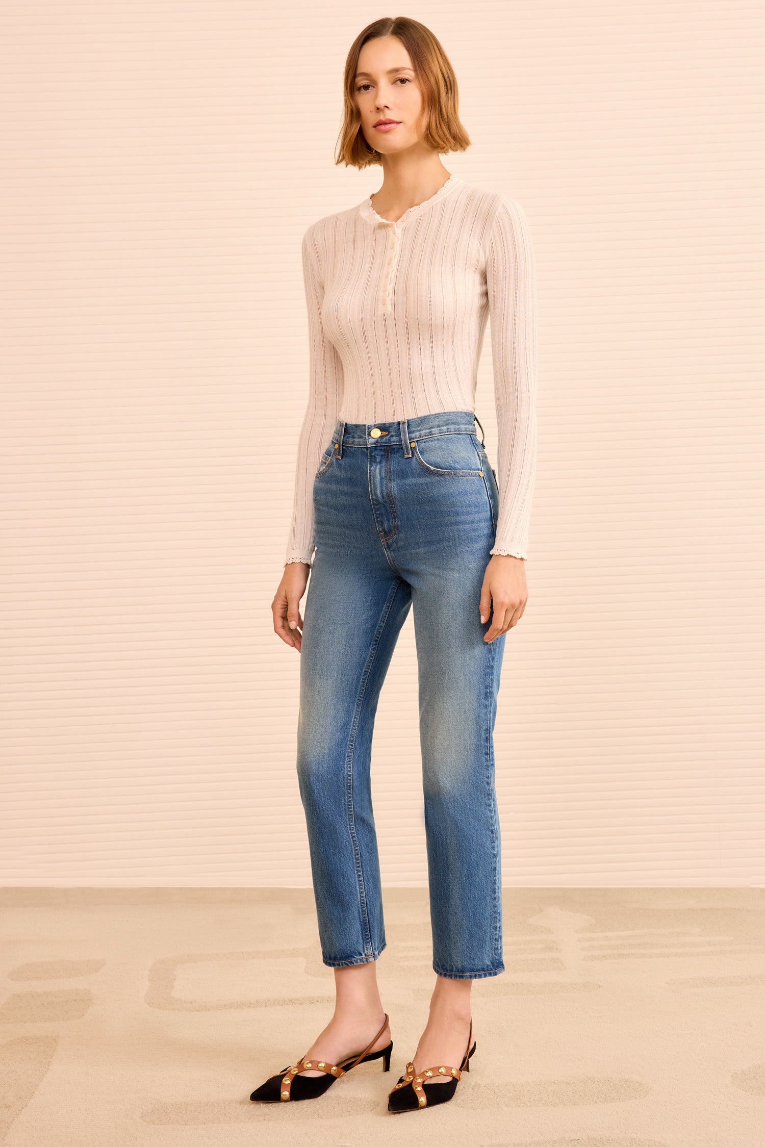 The Agnes Cropped Jean - Danube