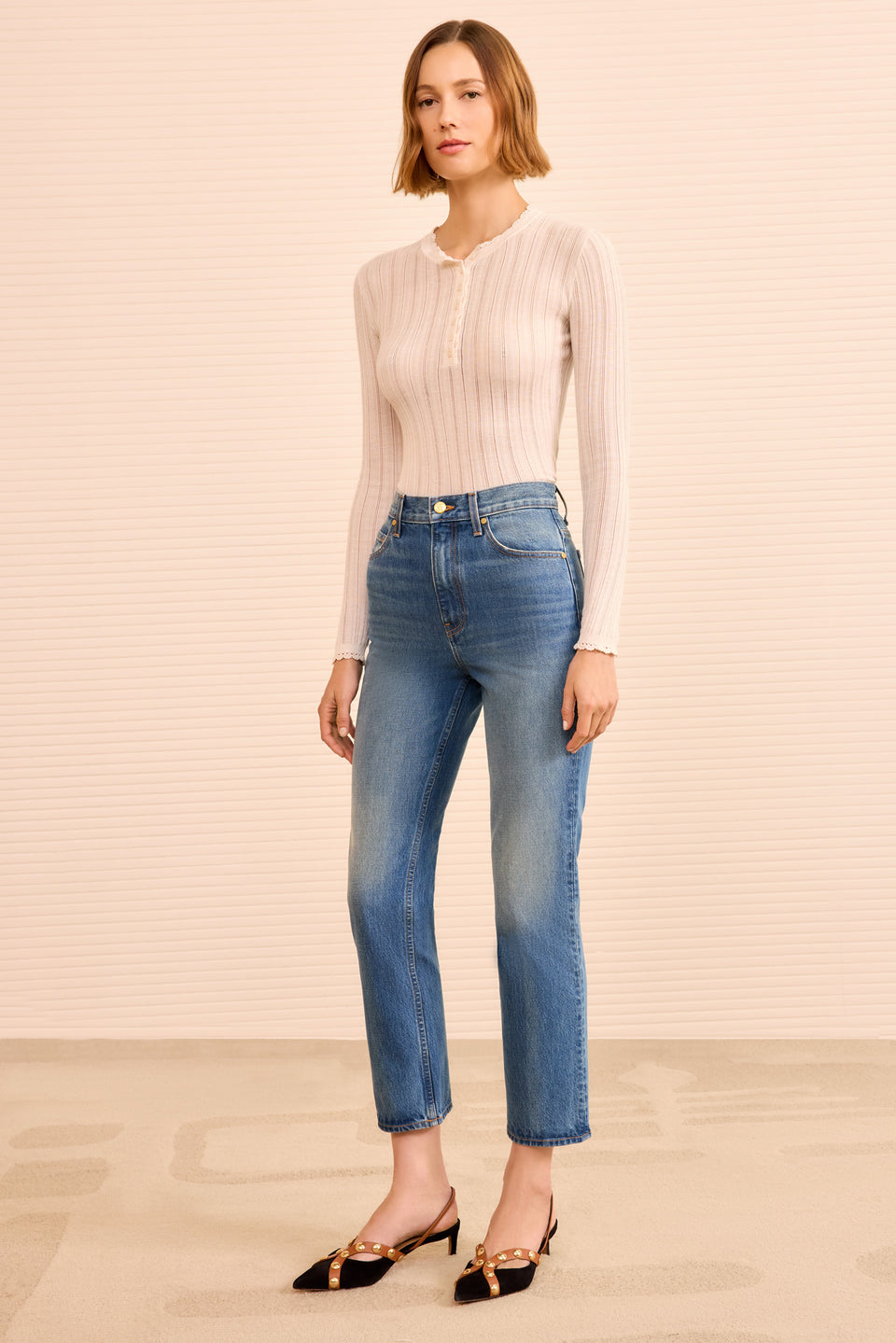 The Agnes Cropped Jean - Danube