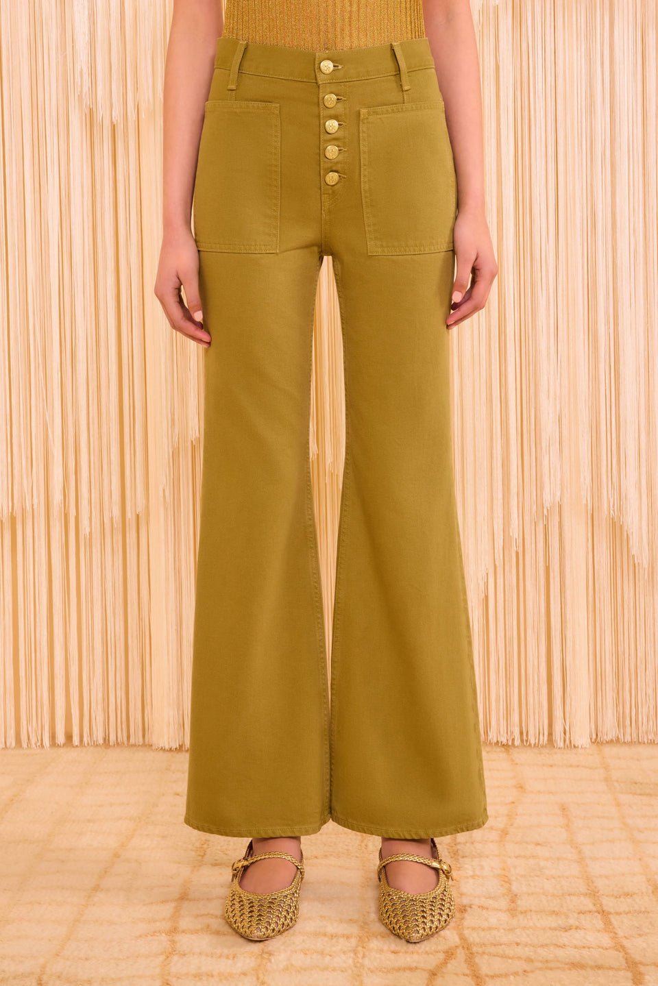 The Lou Button Up Jean - Argan