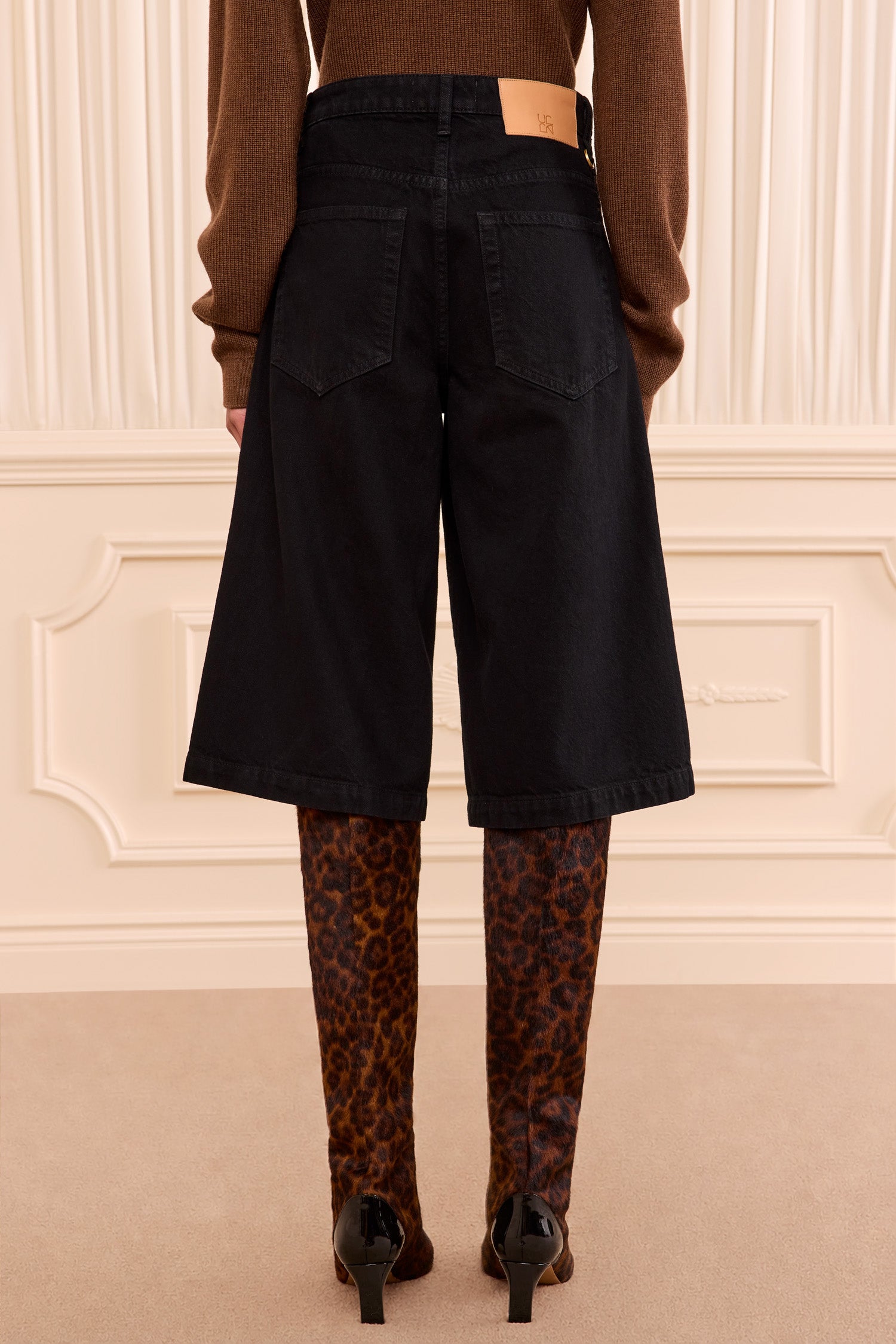 Ulla Johnson The Rowan Denim Culotte - Noir