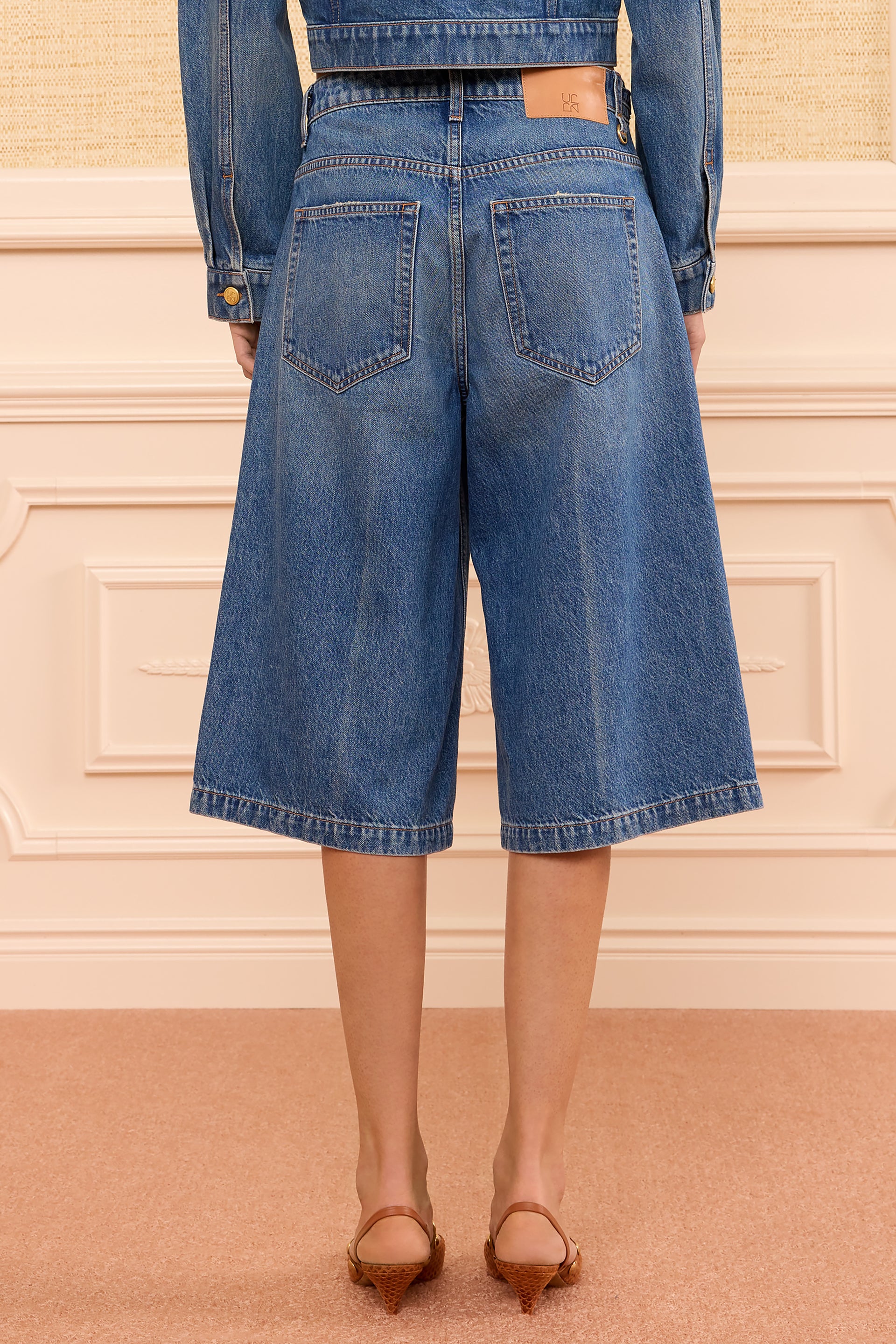 The Rowan Denim Culotte - Danube