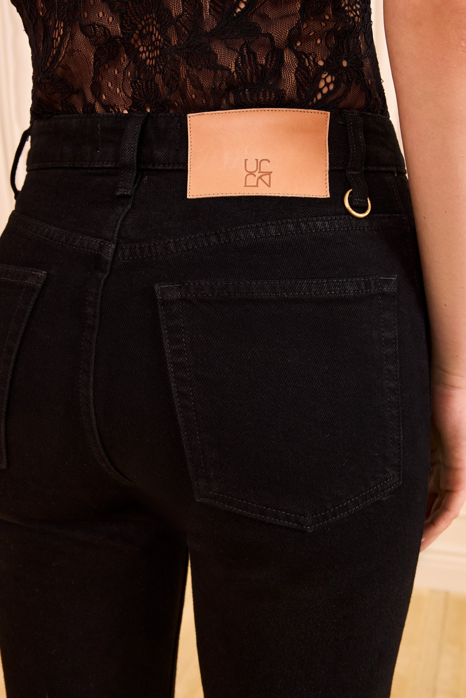 Ulla Johnson ⁣⁢De Stretch Lou Jean - Noir⁤⁣