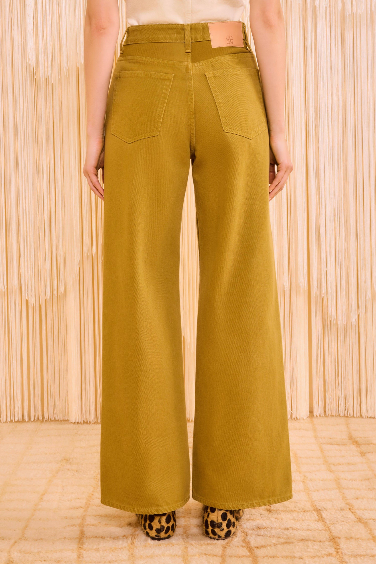 The Willow Baggy Leg Jean - Argan