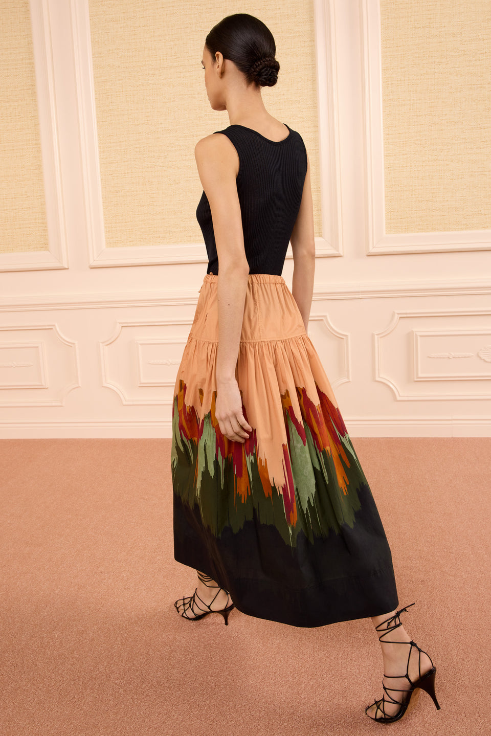 Theodora Cotton Skirt - Agate