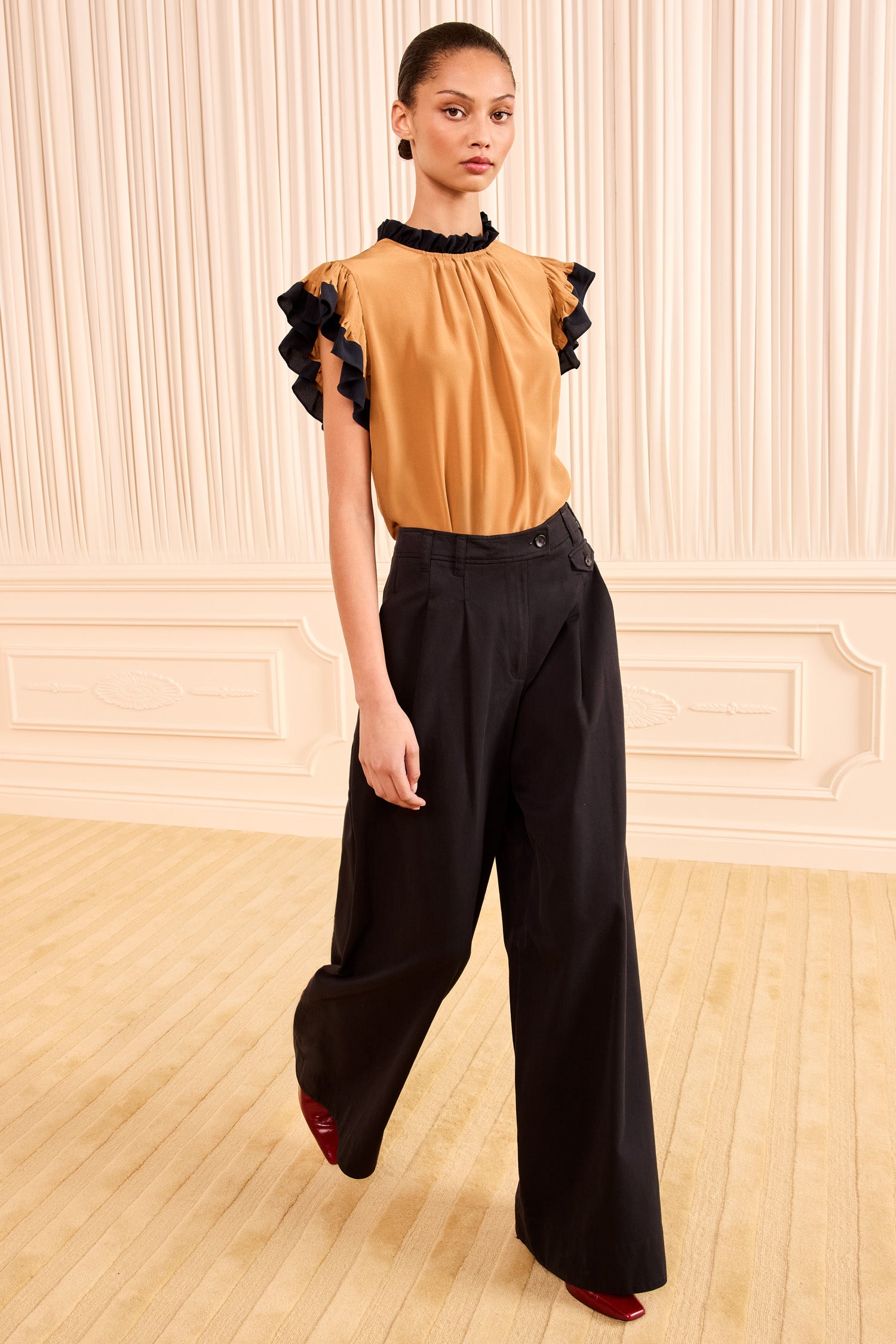 Ulla Johnson ⁣⁢Gerafftes Top Twyla - Canyon⁤⁣