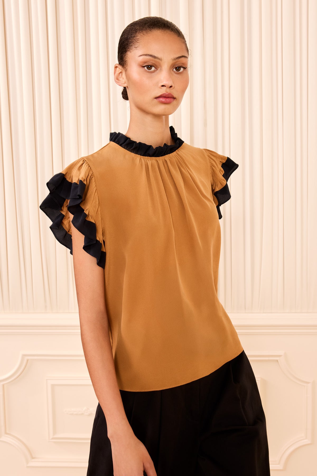 Twyla Ruched Top - Canyon