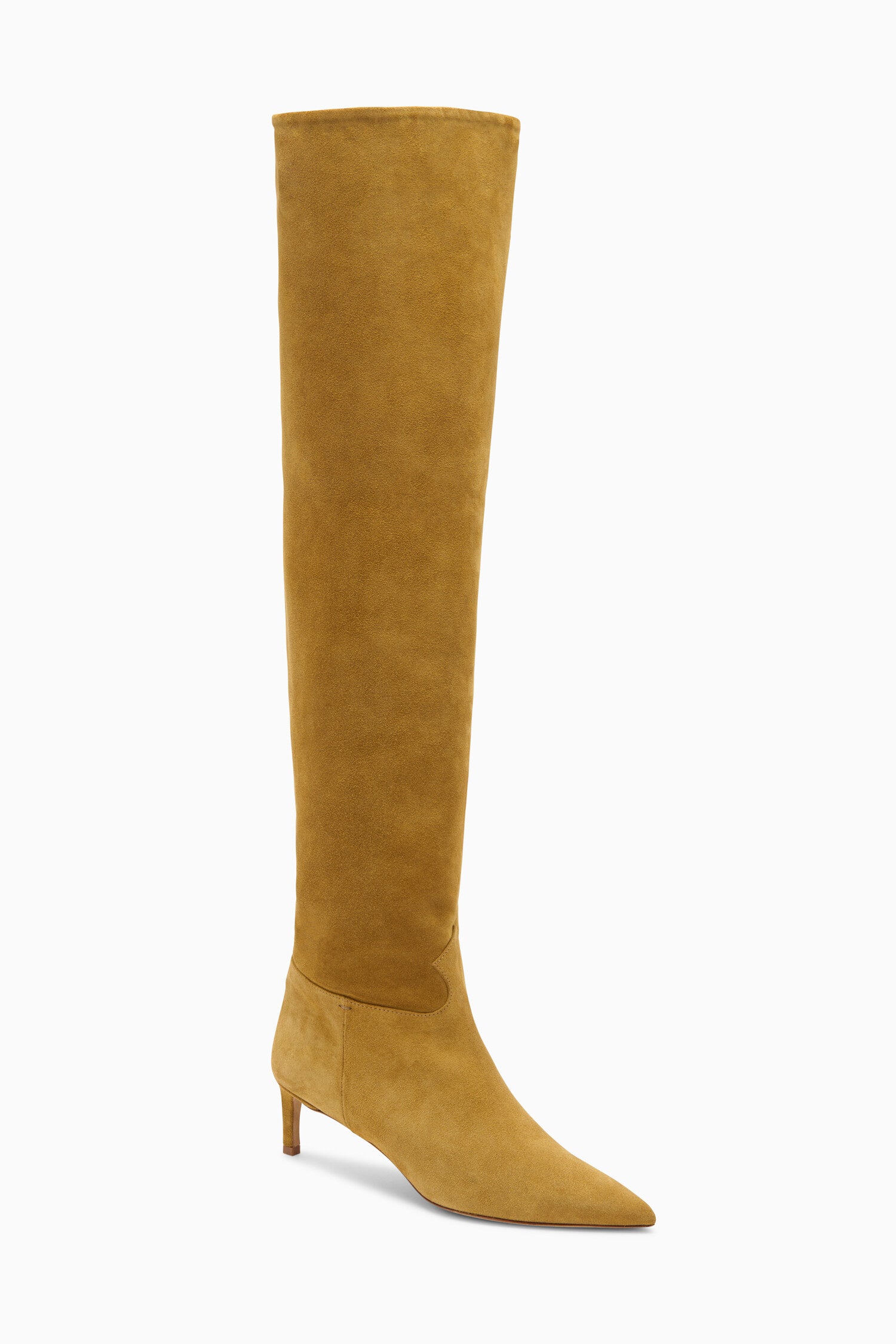 Carolina Kitten Heel Boot - Pistachio