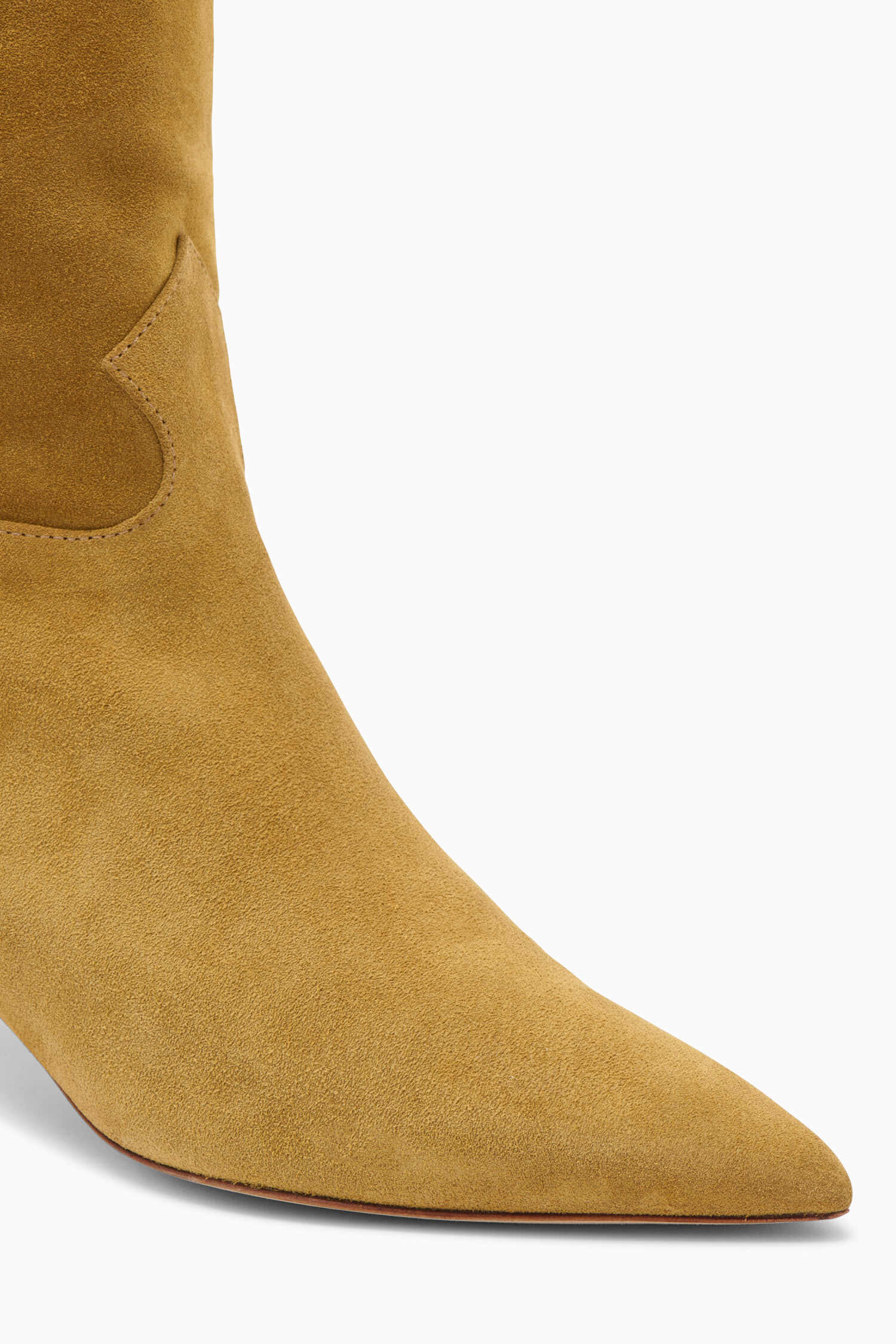 Carolina Kitten Heel Boot - Pistachio