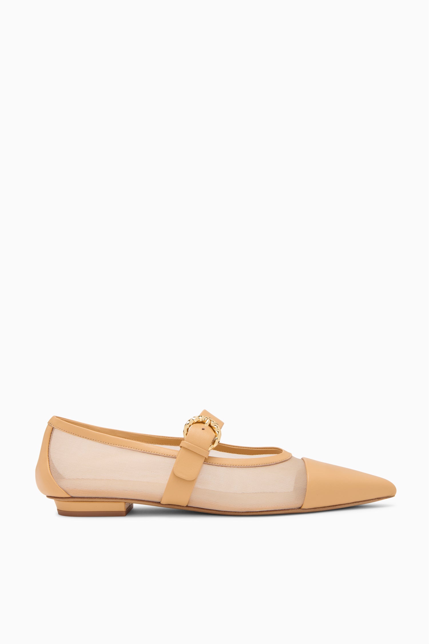 Kiki Mesh Flat - Almond