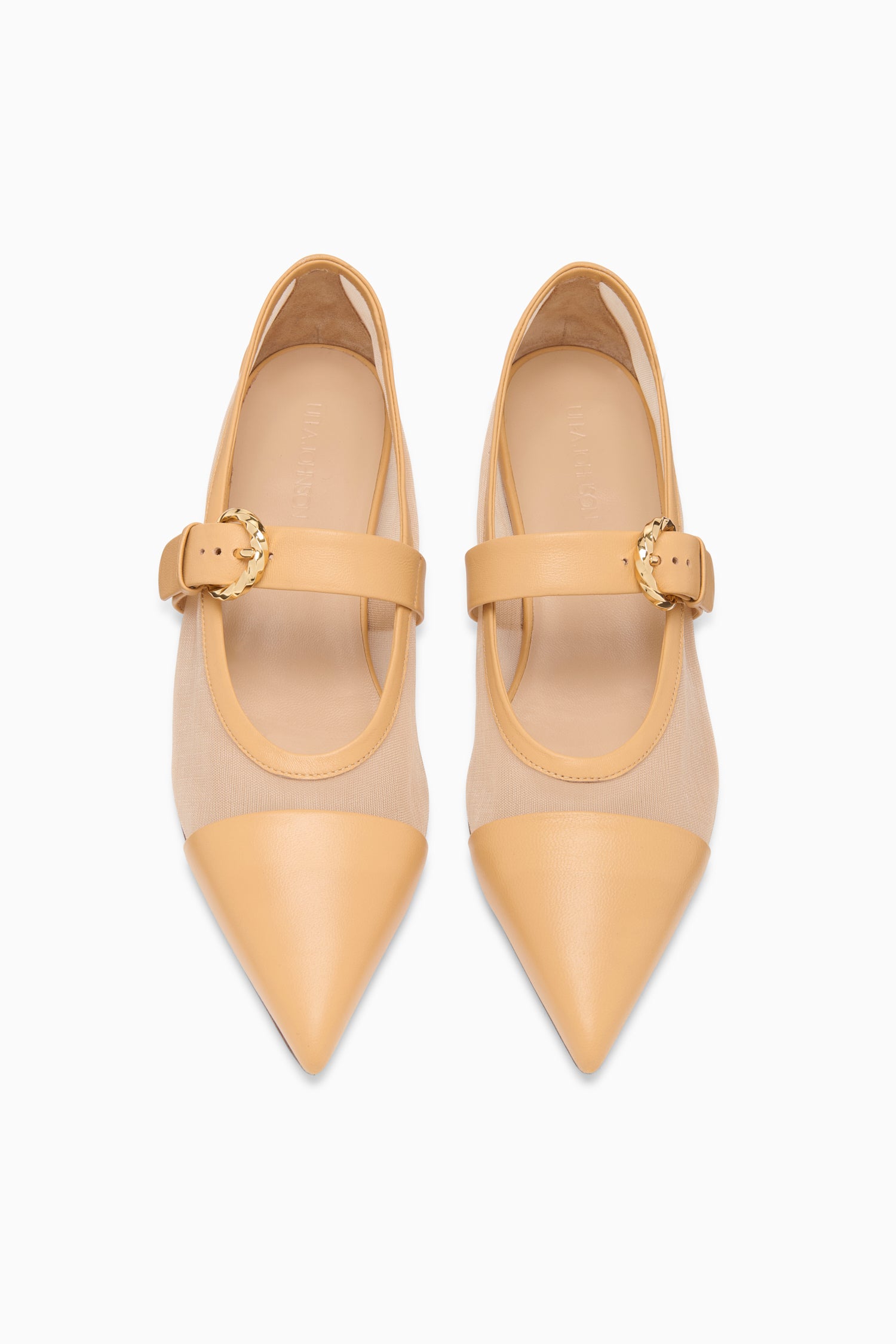 Kiki Mesh Flat - Almond