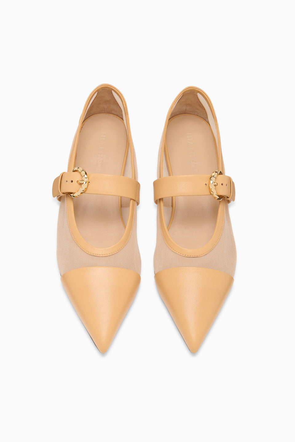 Kiki Mesh Flat - Almond