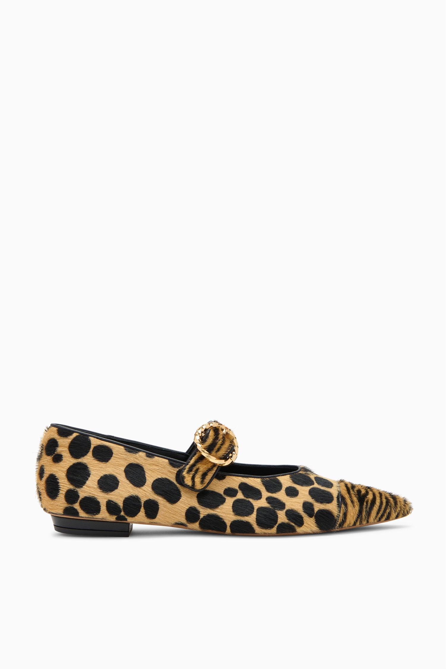 ROUGE HEEL トライアルセット ヒョウ柄 Kiki Flat - Animal Mixte Animal Mixte Pointed Shoe - Ulla Johnson