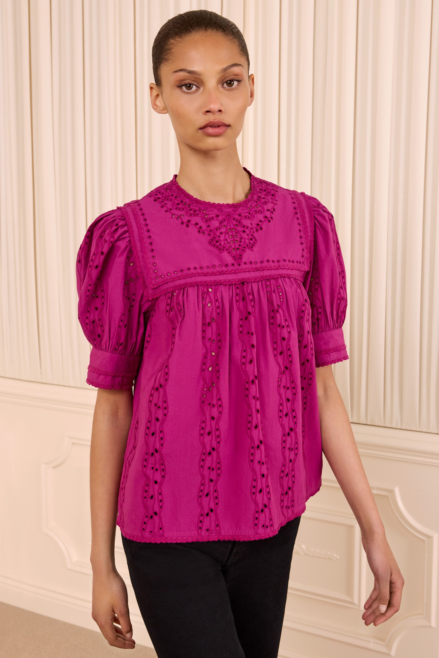 Una SS Cotton Top - Orchid