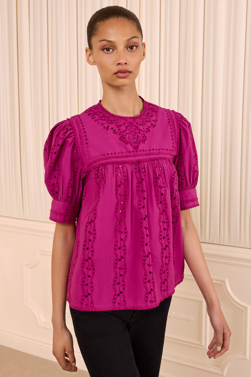Una SS Cotton Top - Orchid