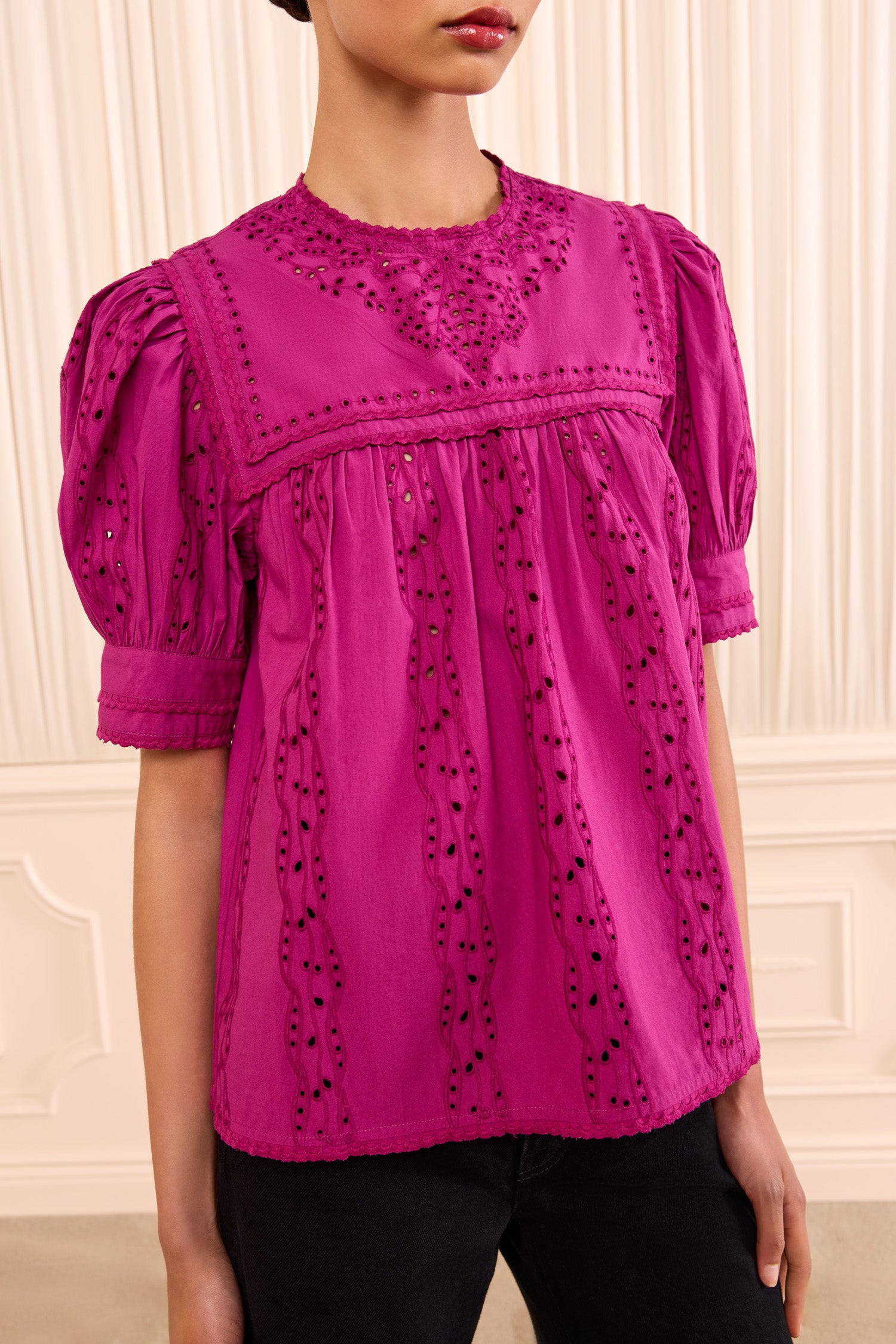 Una SS Cotton Top - Orchid