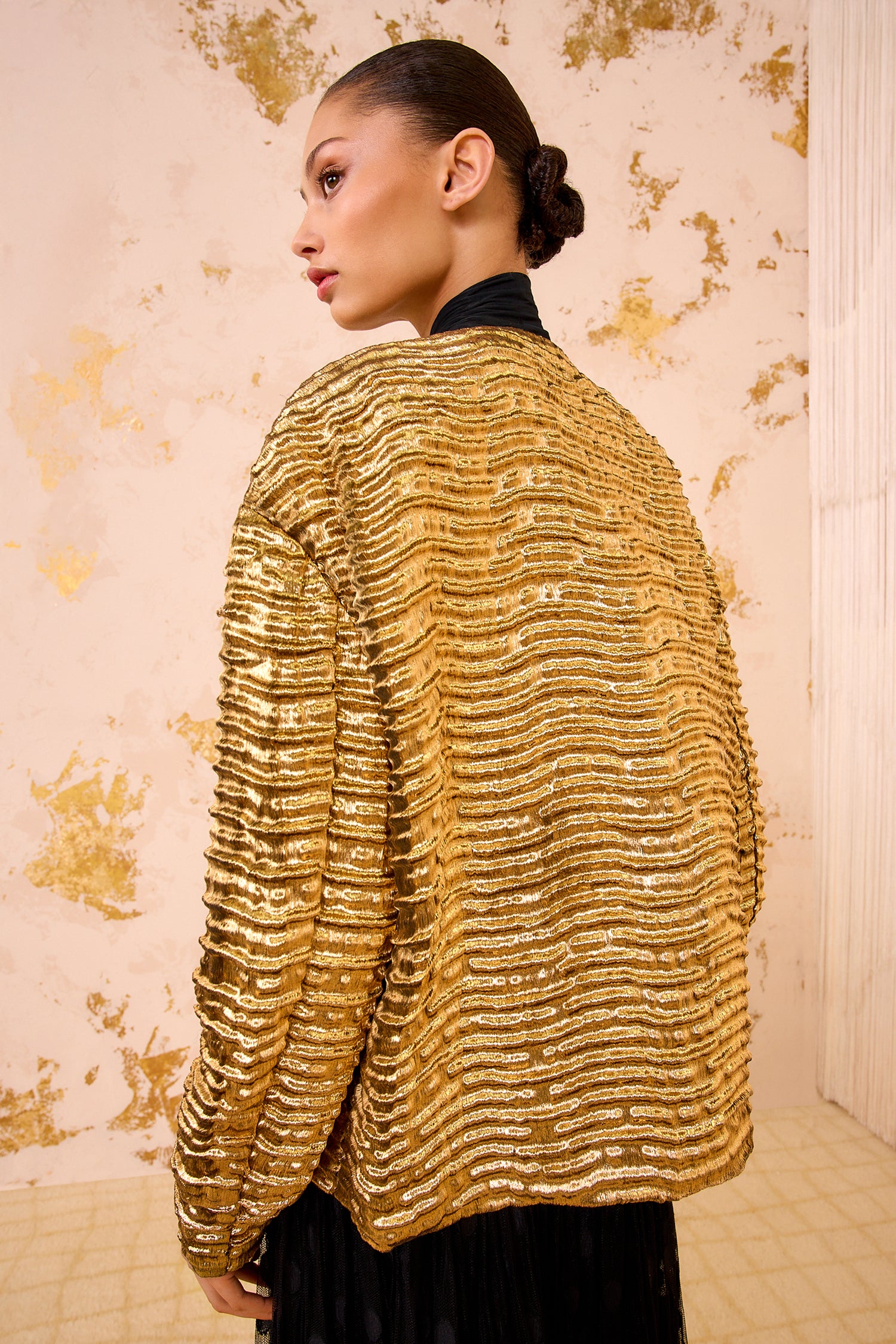 Veeda Metallic Jacket - Oro