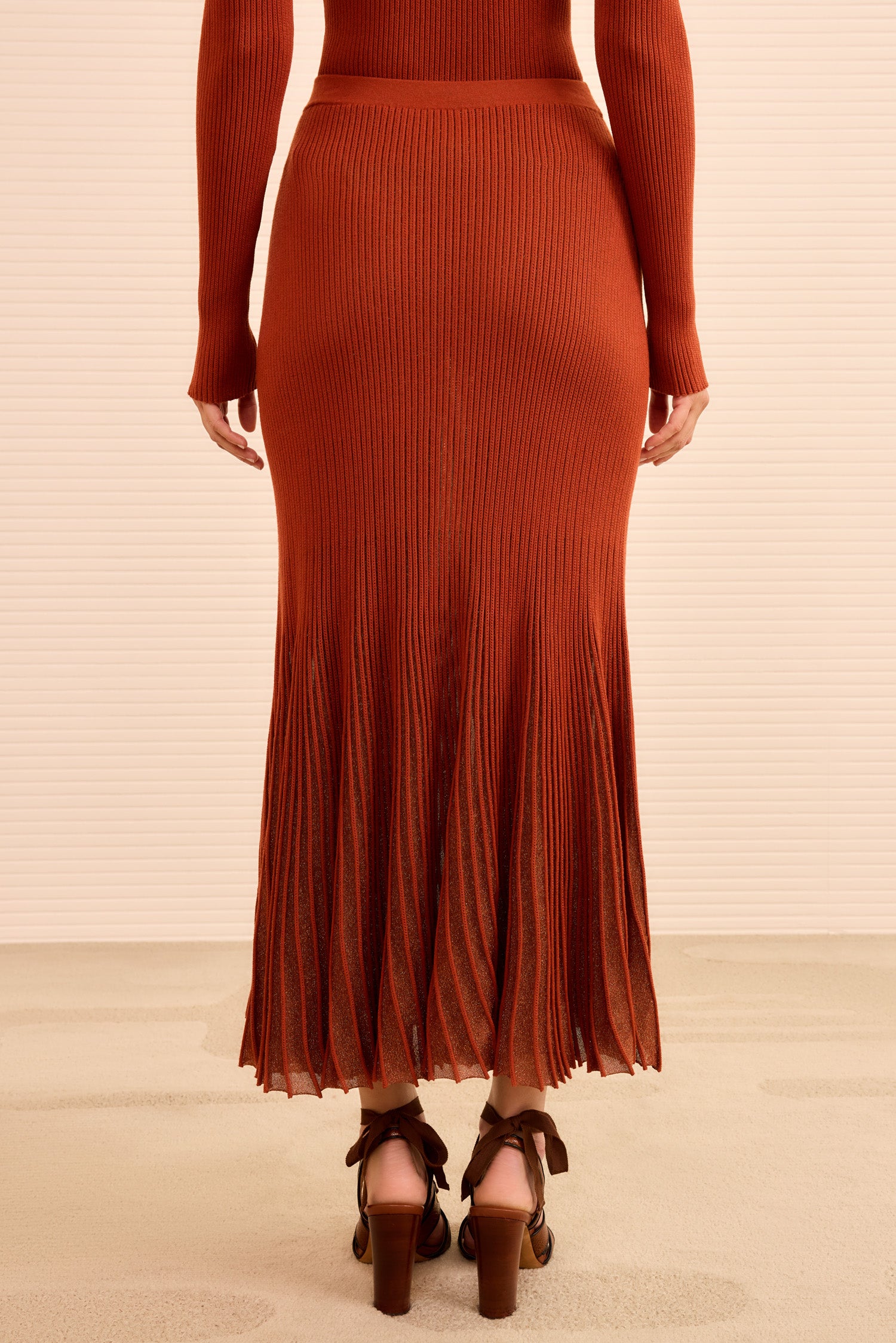 Ulla Johnson Vera Midi Skirt - Copper