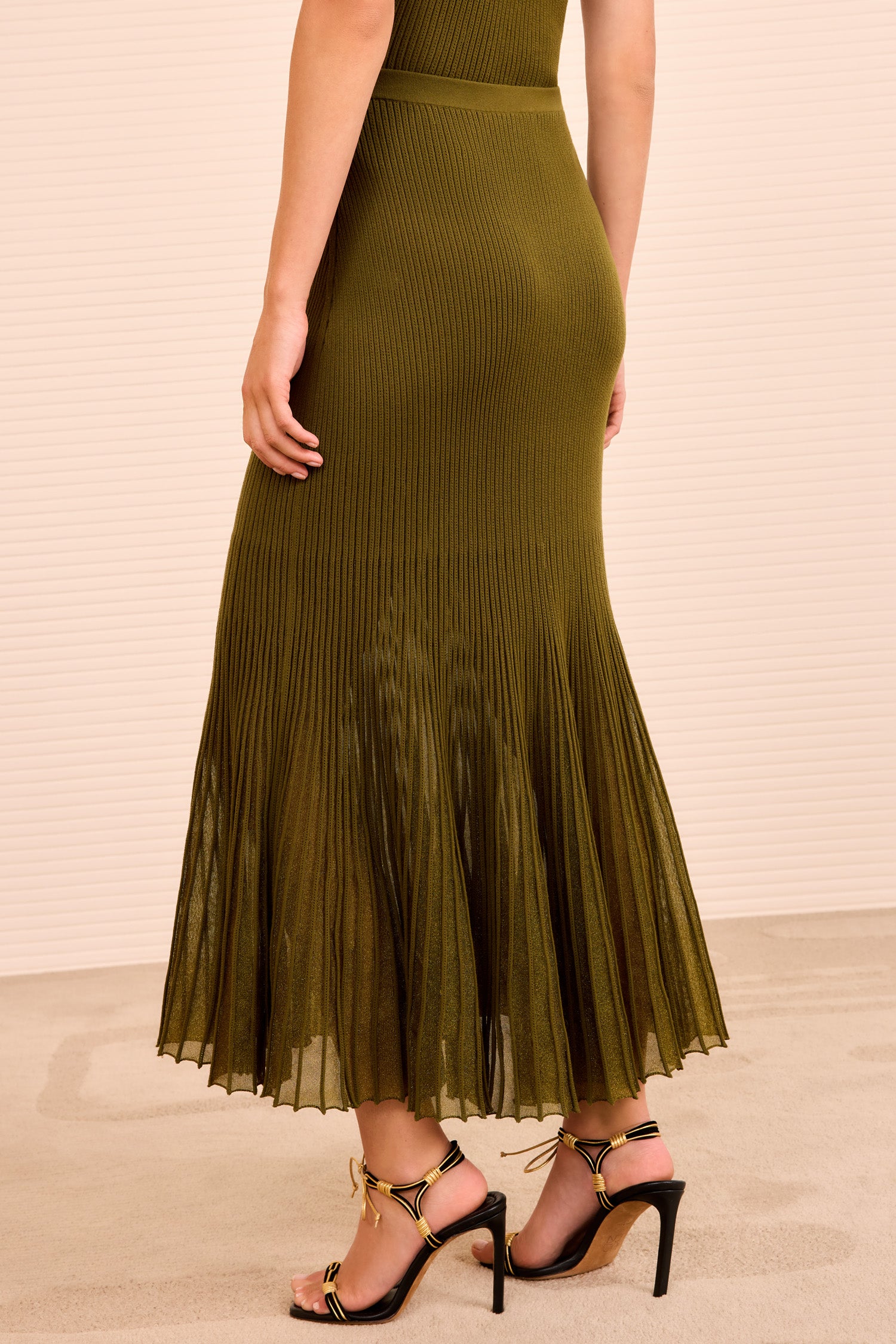 Ulla Johnson Vera Midi Skirt - Olive